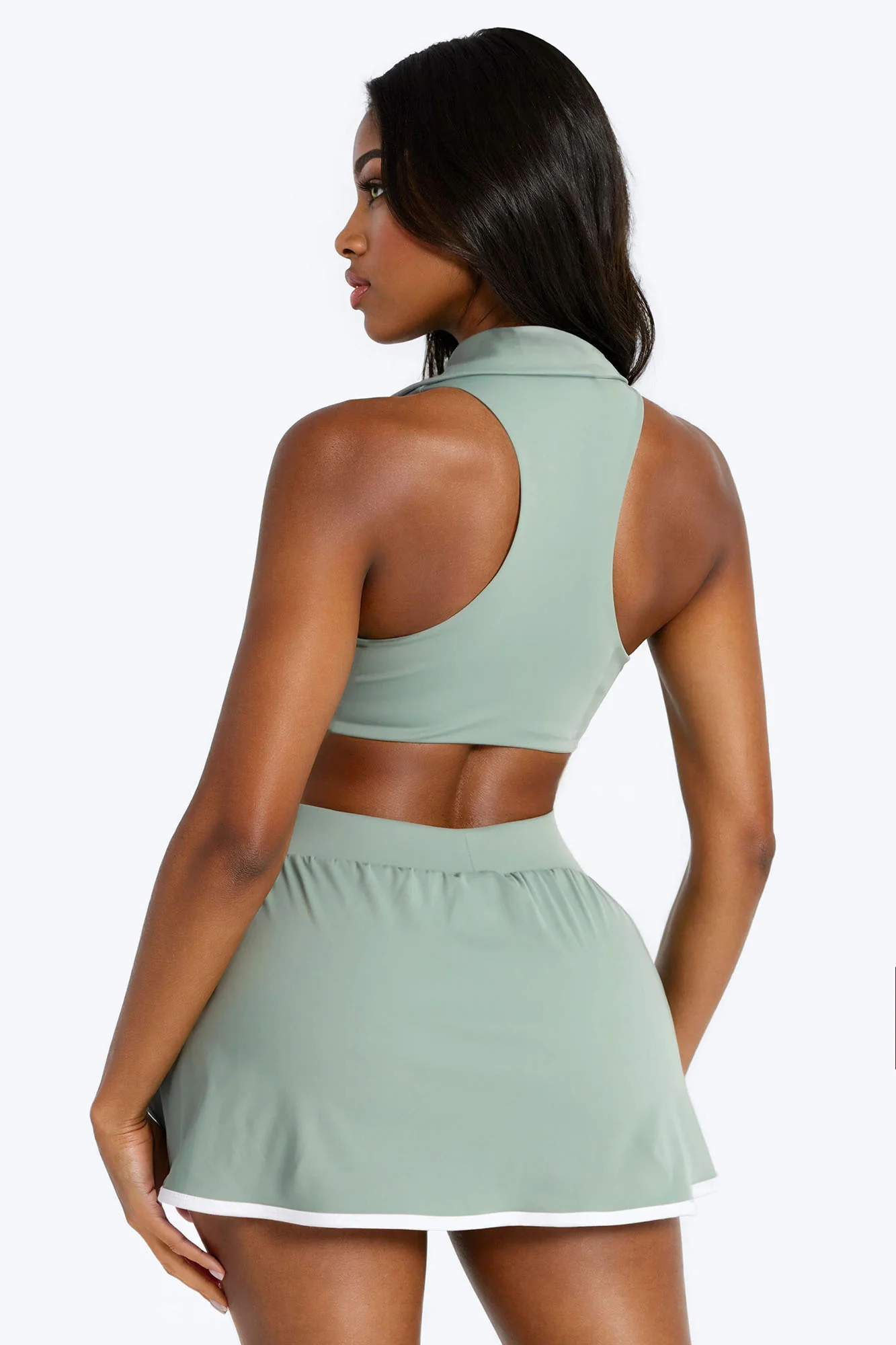 Sweet Serve Skort Set - Sage - Image 5