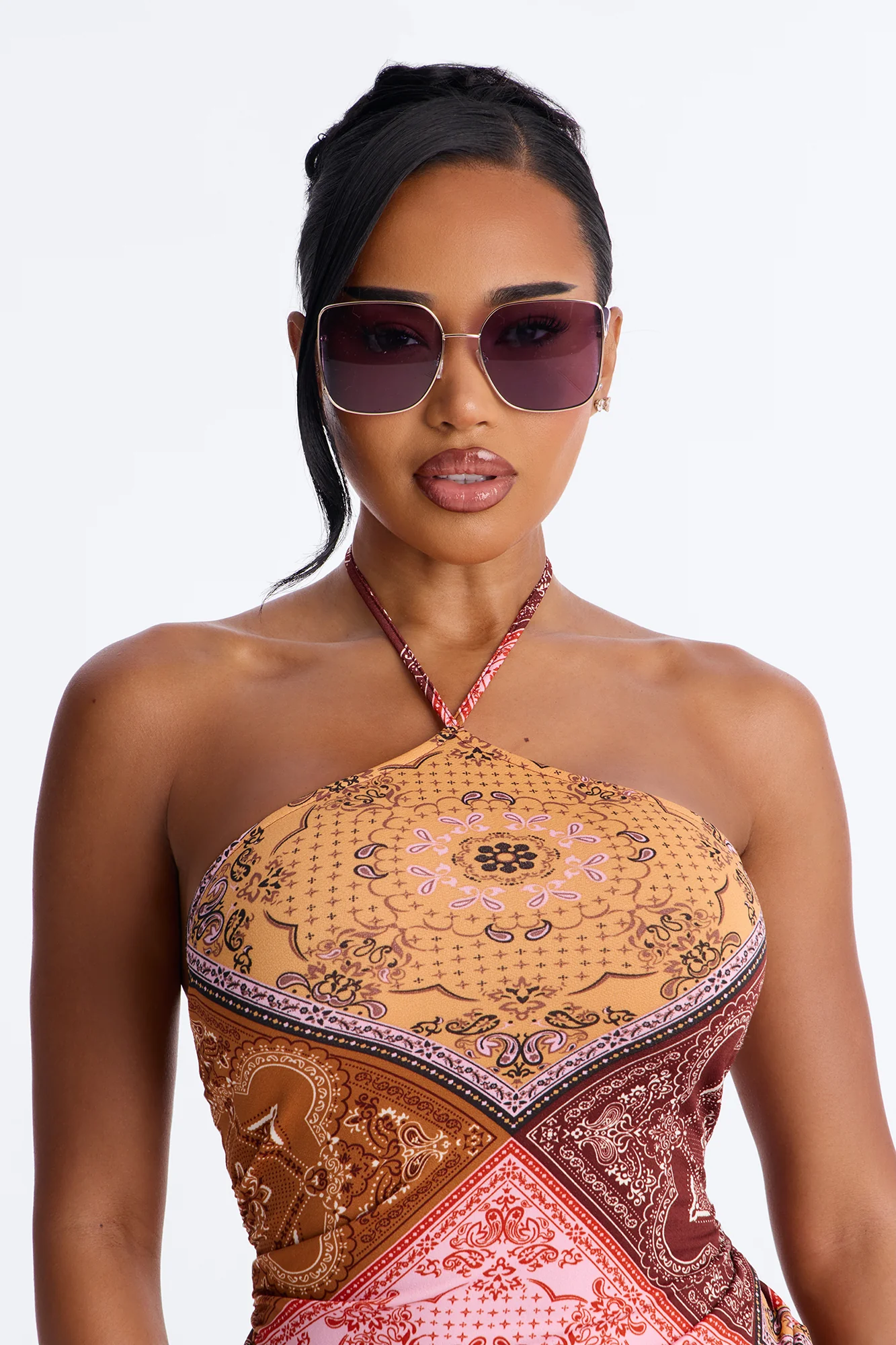 Sweeter Days Square Sunglasses - Purple - Image 2