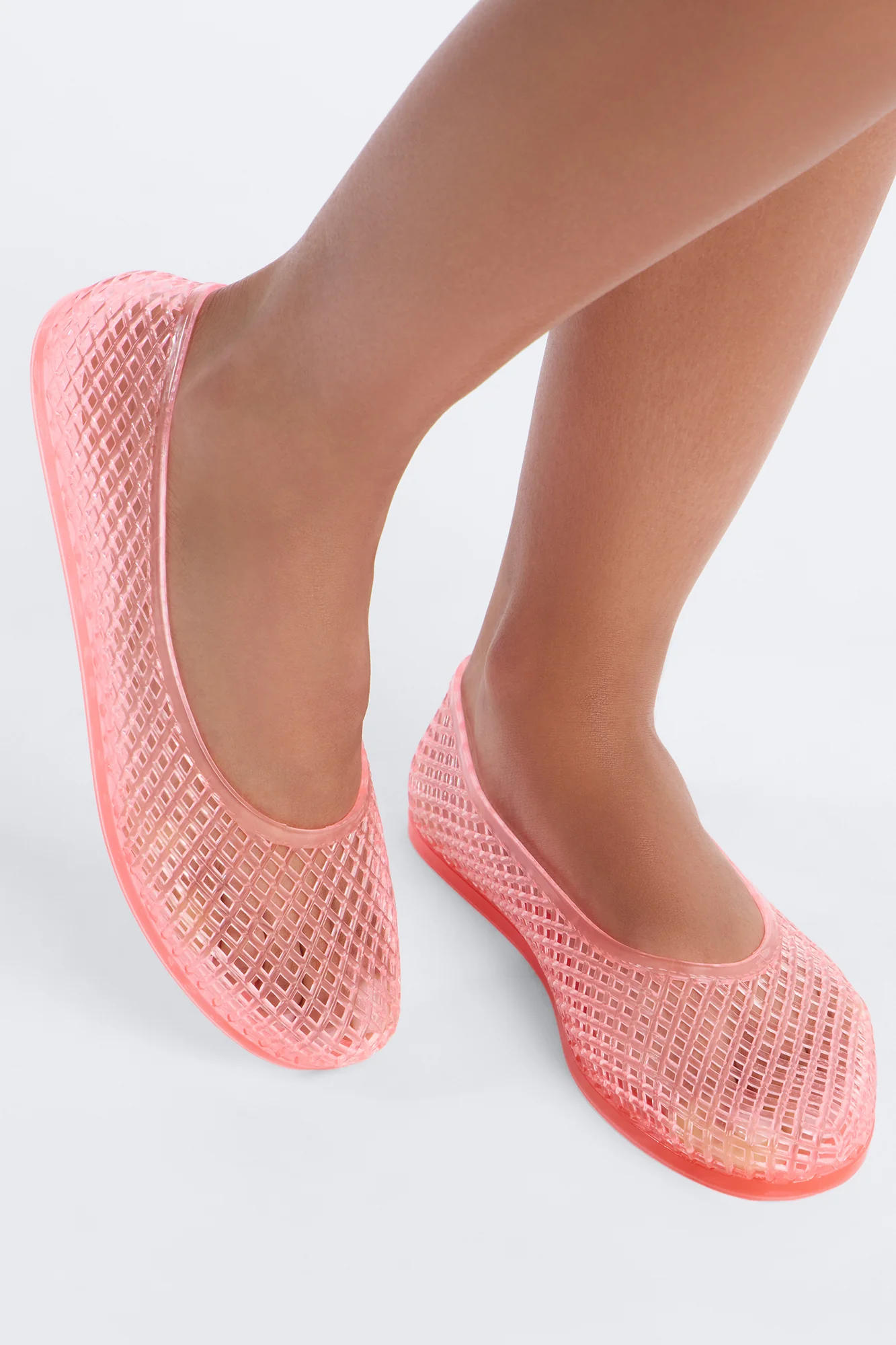 Sweets Jelly Ballet Flats - Pink - Image 3