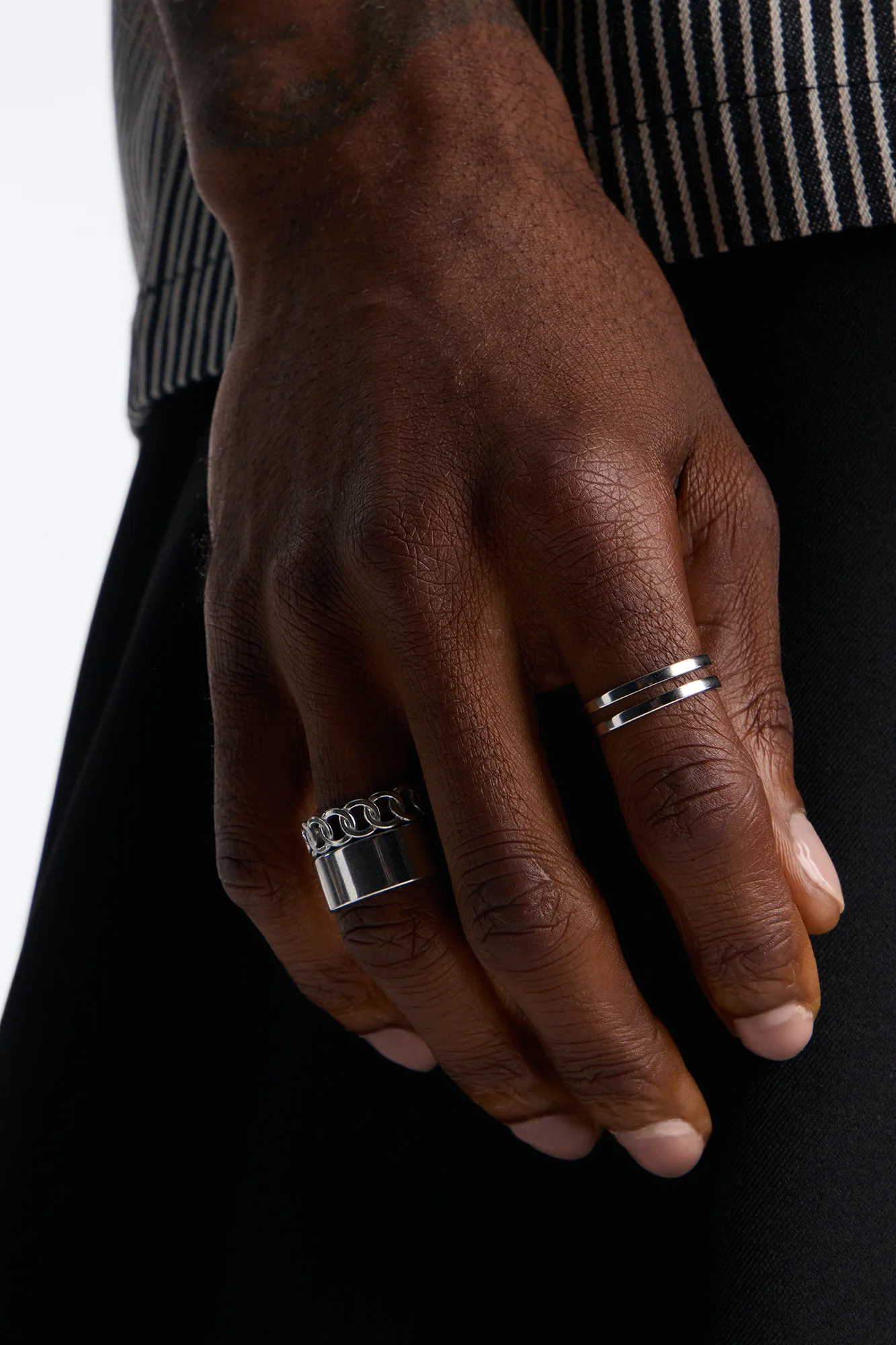 Syndicate Disorder Ring Set - Silver - Image 2