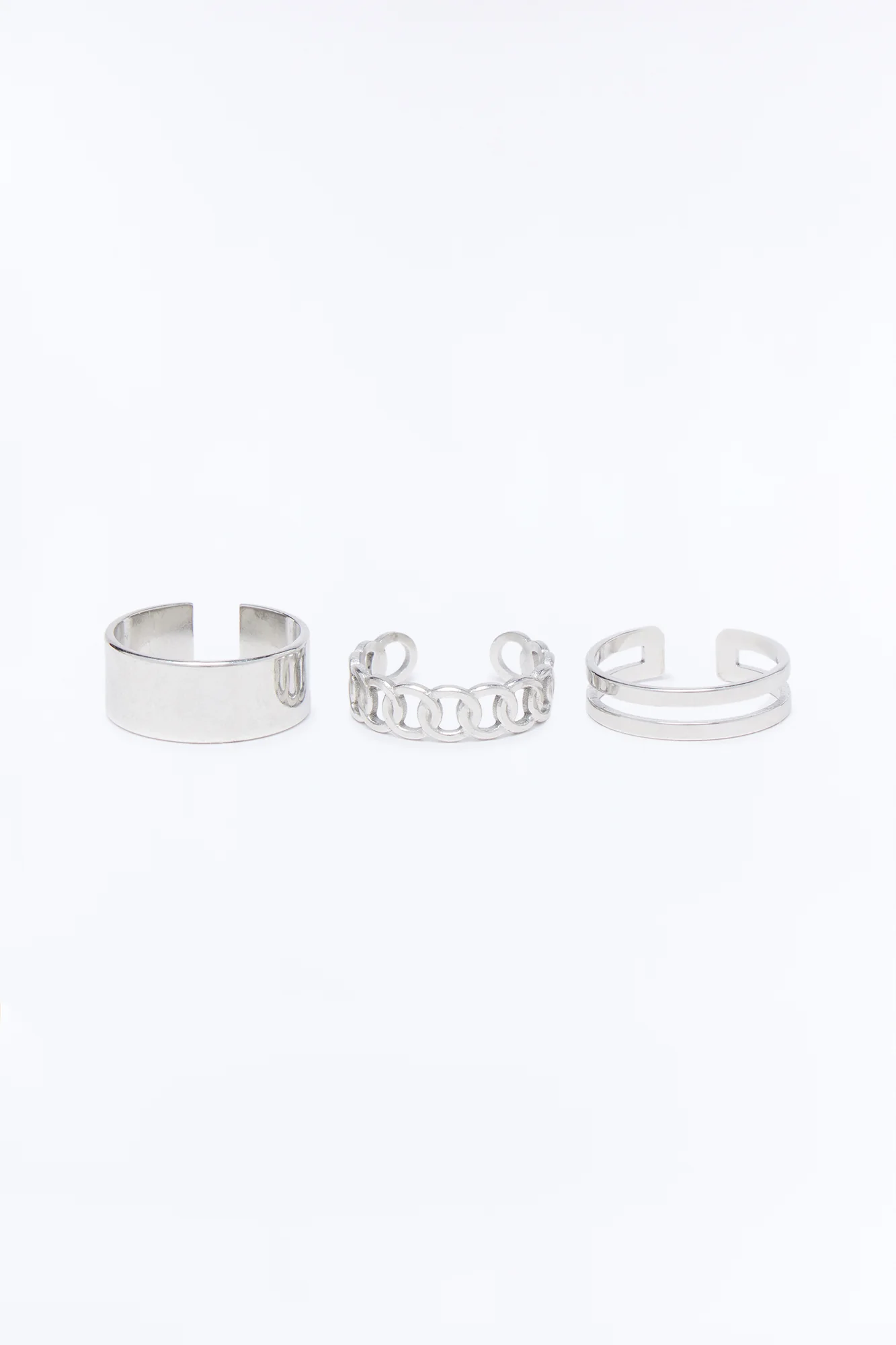 Syndicate Disorder Ring Set - Silver - Image 3