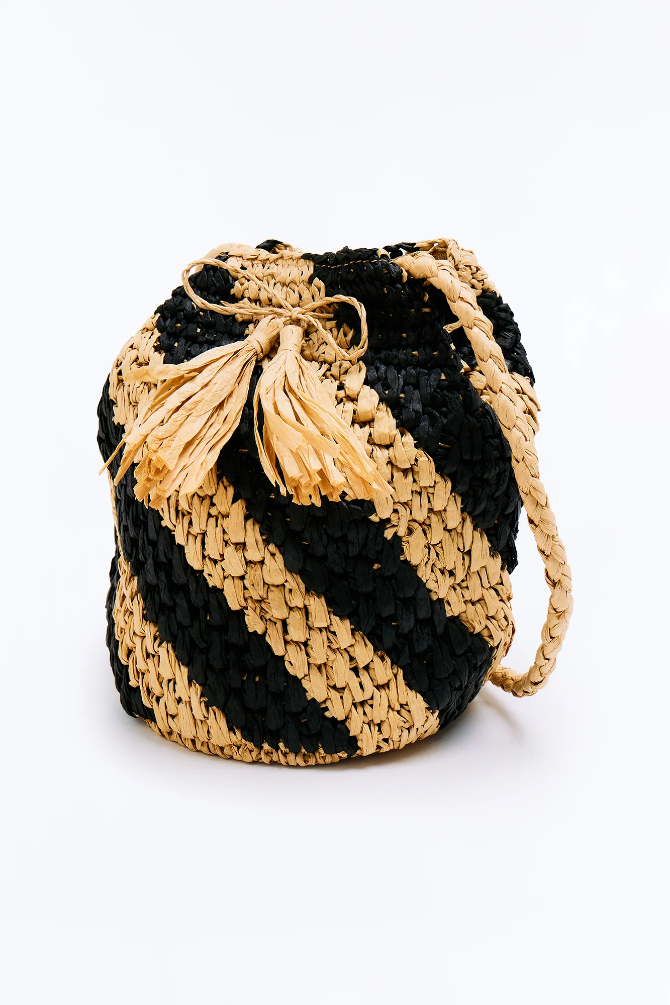 Take Me To Maui Straw Crossbody Bag - Natural/Combo - Image 4