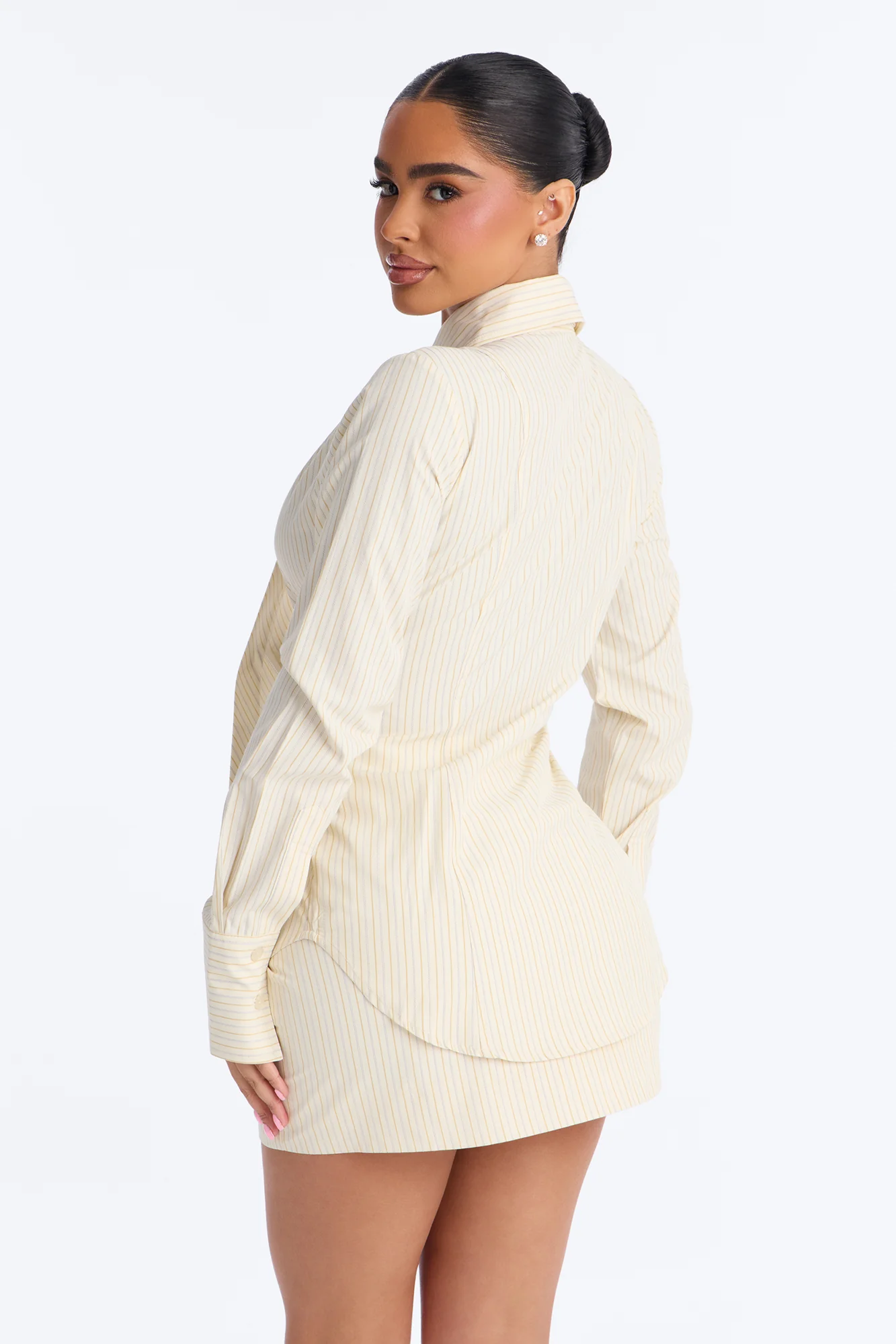 Take Notes Pinstripe 3 Piece Set - Yellow - Image 3
