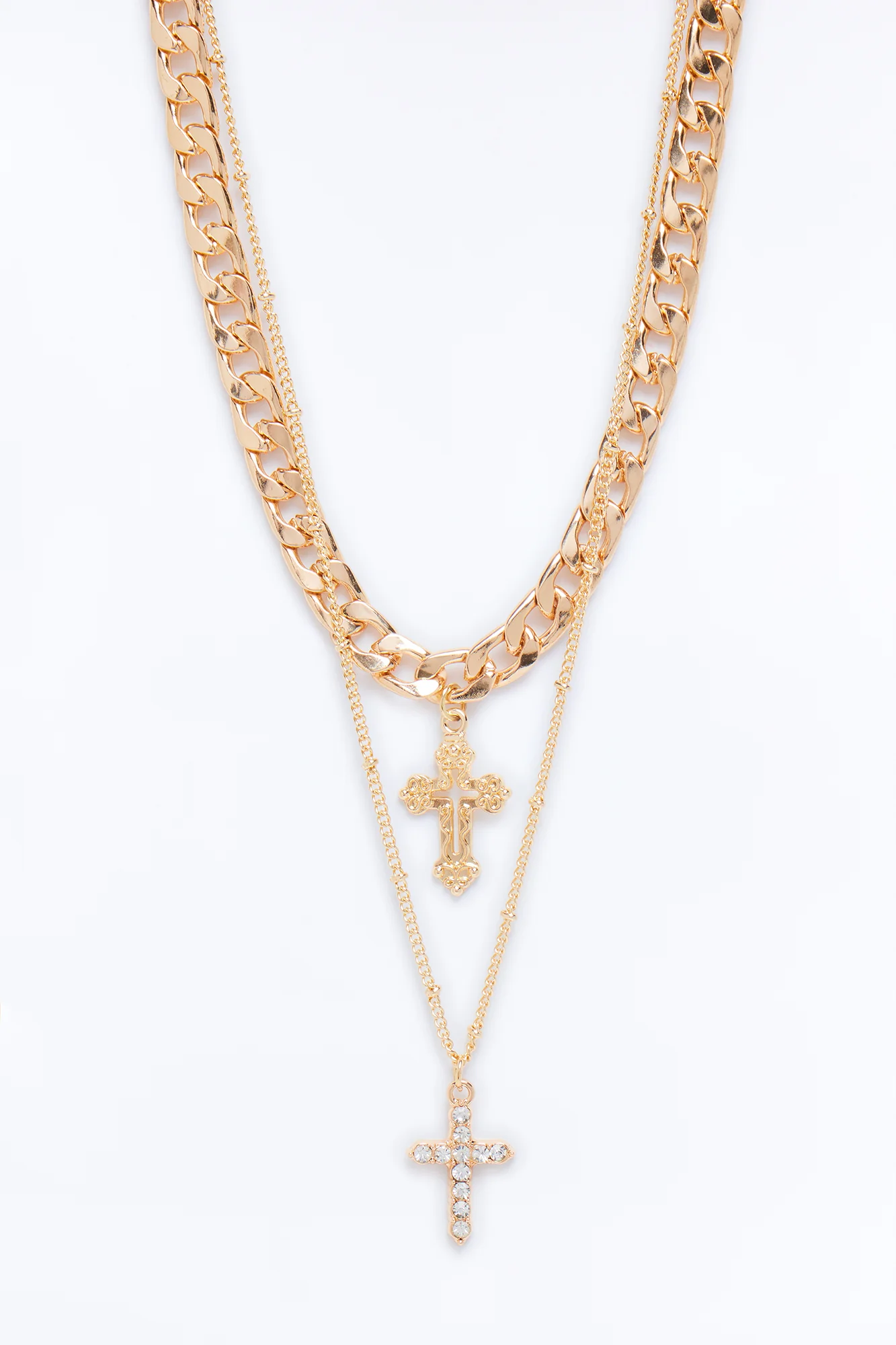 Take Over Layered Necklace - Gold - Image 3