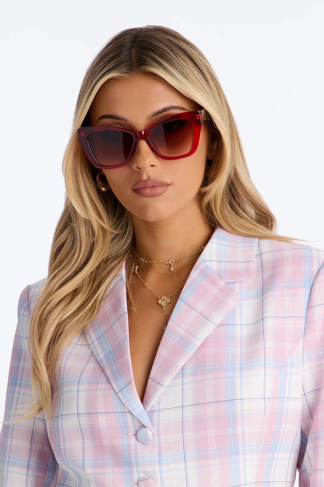 Take The Edge Off Sunglasses - Tortoise/Red - Image 2