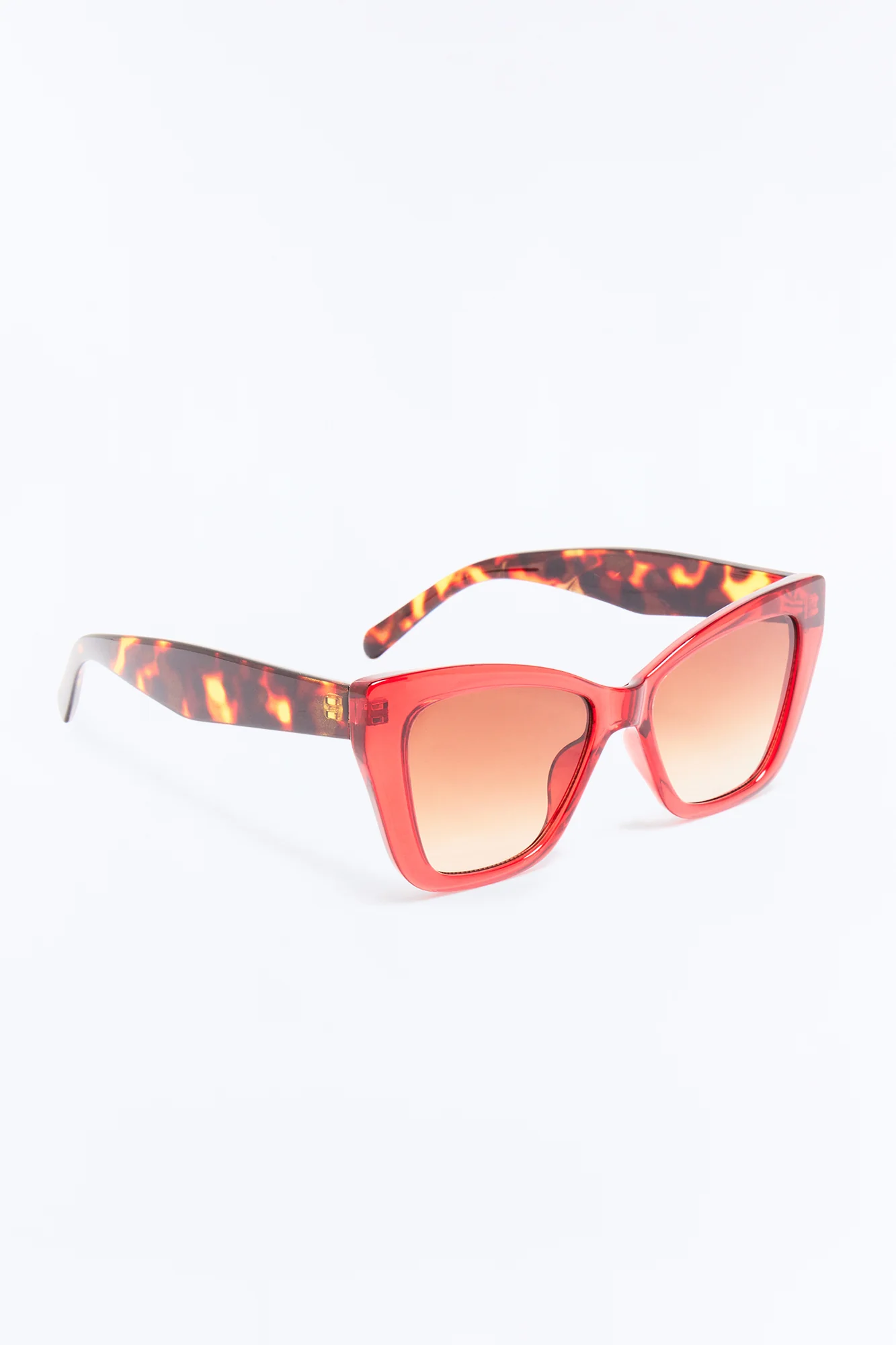 Take The Edge Off Sunglasses - Tortoise/Red - Image 4