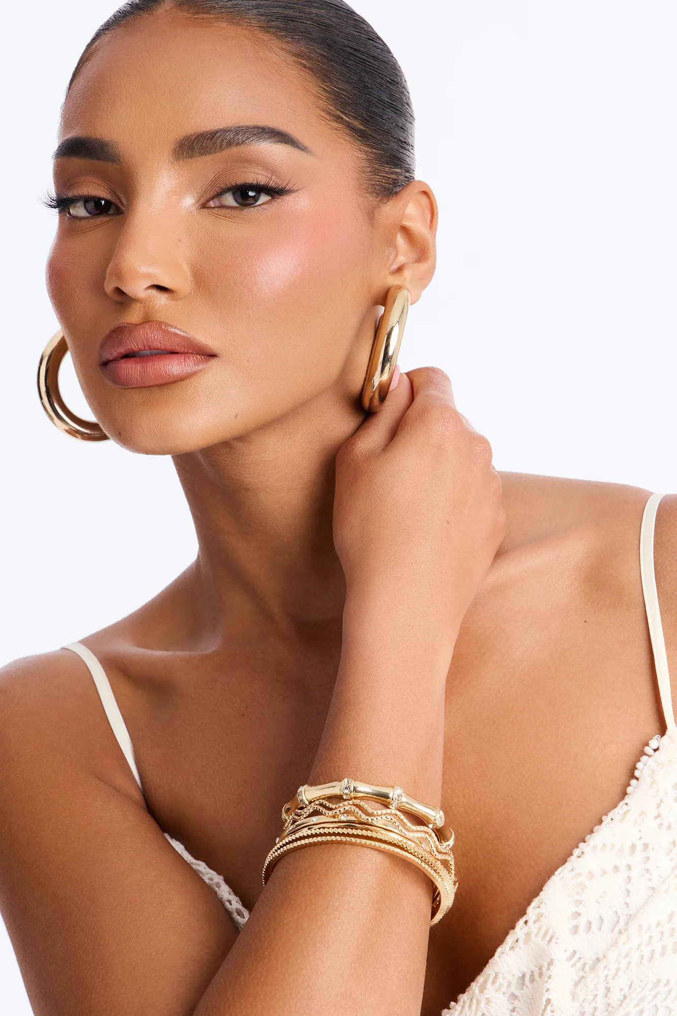 Taken All Around 7 Piece Bangle Set - Gold - Image 2