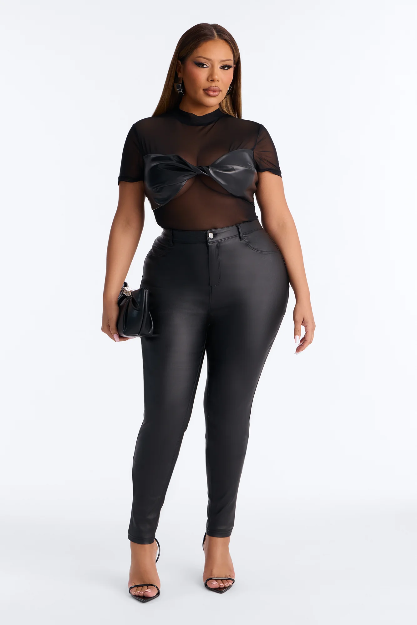 Tall Sammie High Rise Pants - Black - Image 4