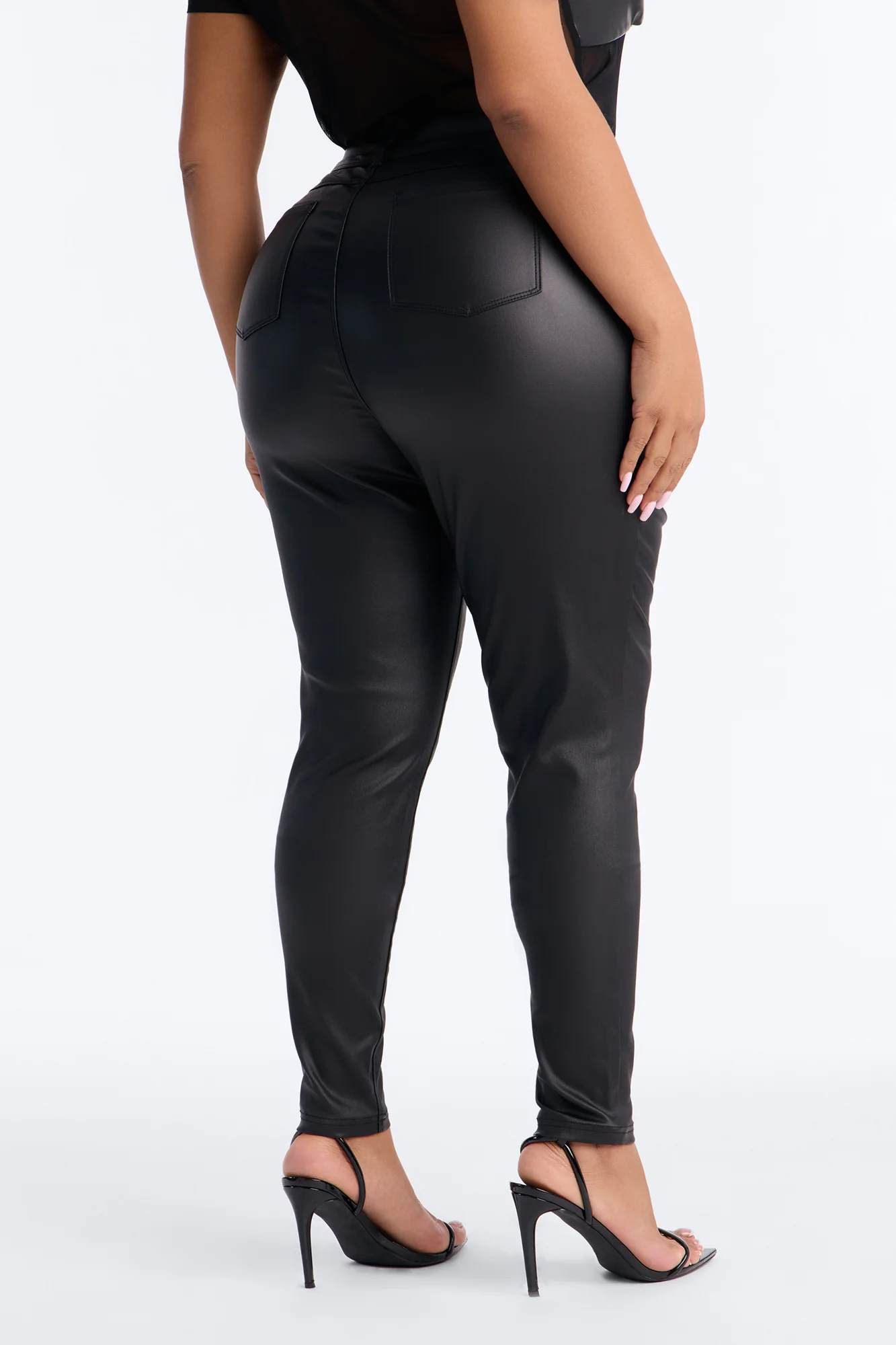 Tall Sammie High Rise Pants - Black - Image 6