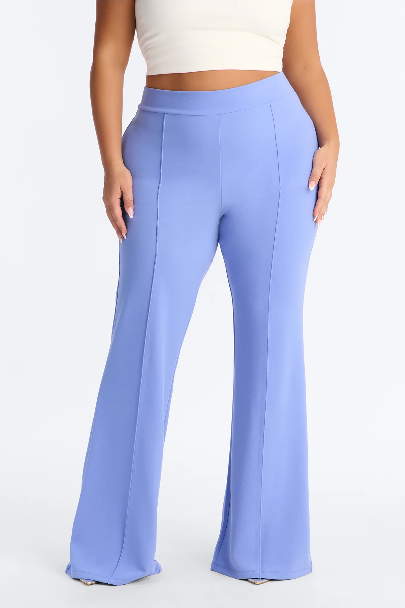 Tall Victoria High Waisted Dress Pants - Periwinkle - Image 6