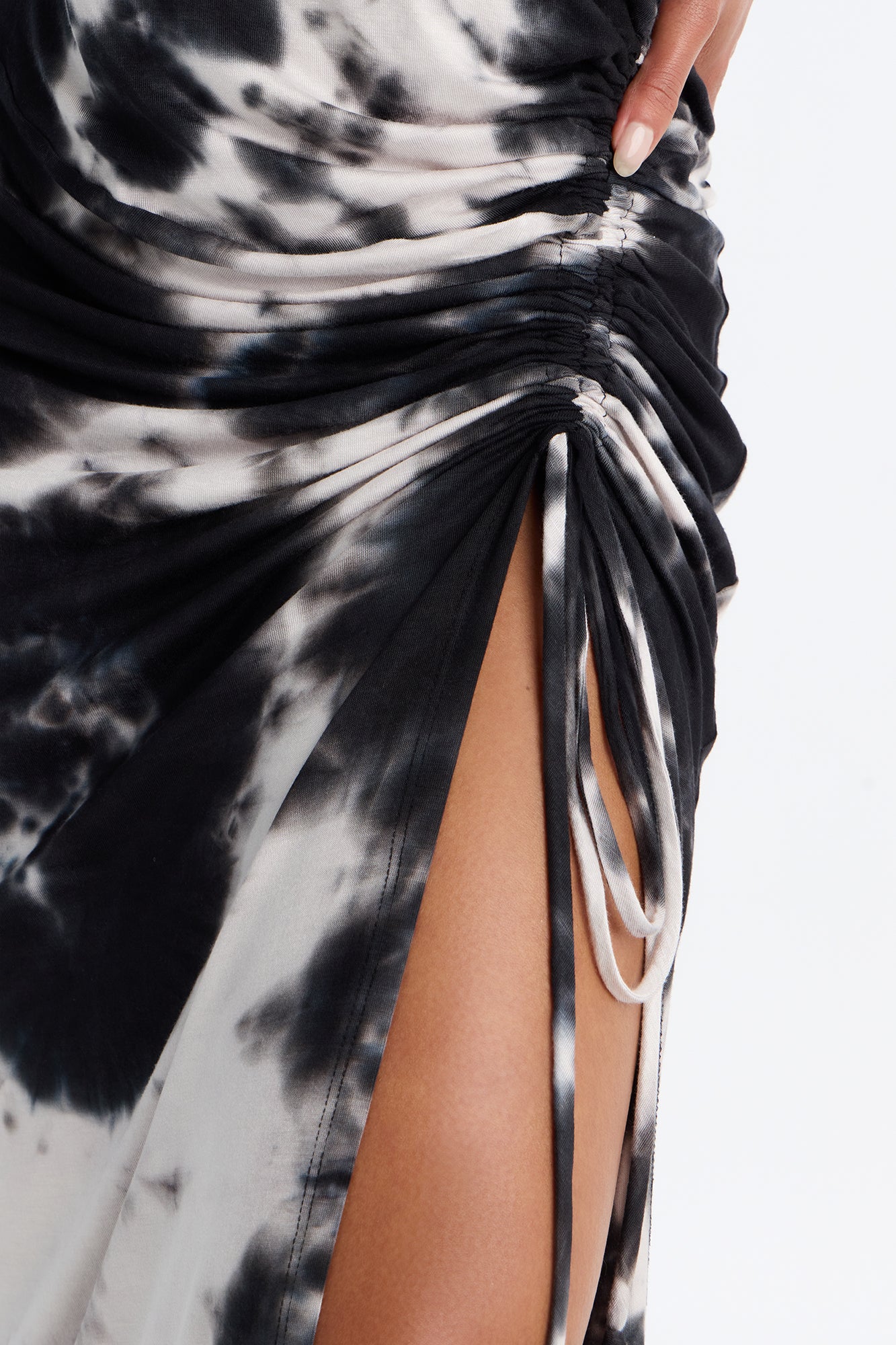 Tatum Tie Dye Maxi Dress - Black/combo - Image 3