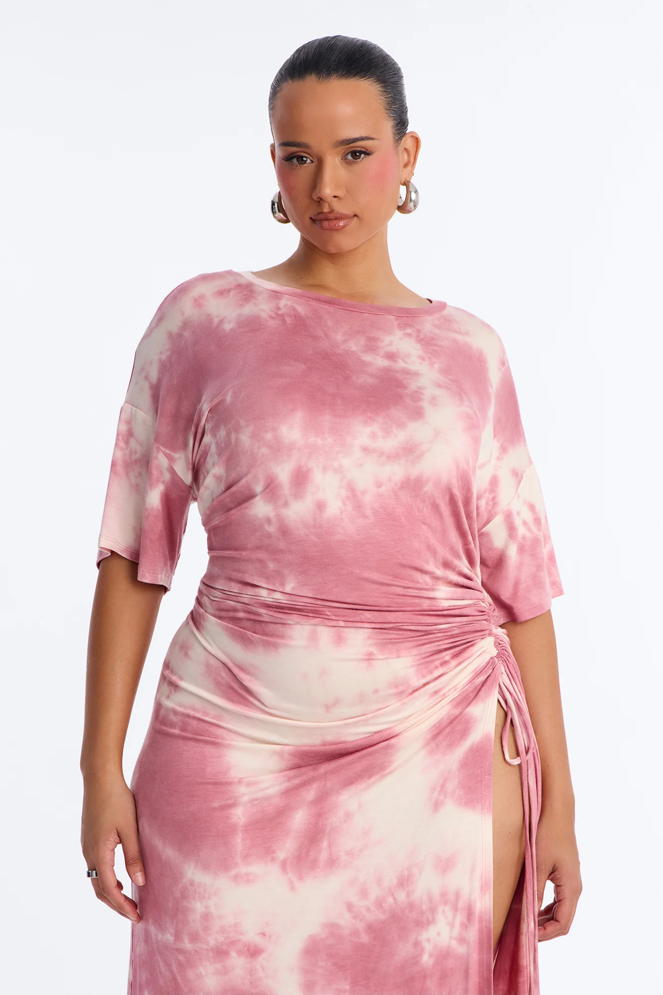 Tatum Tie Dye Maxi Dress - Pink/combo - Image 6