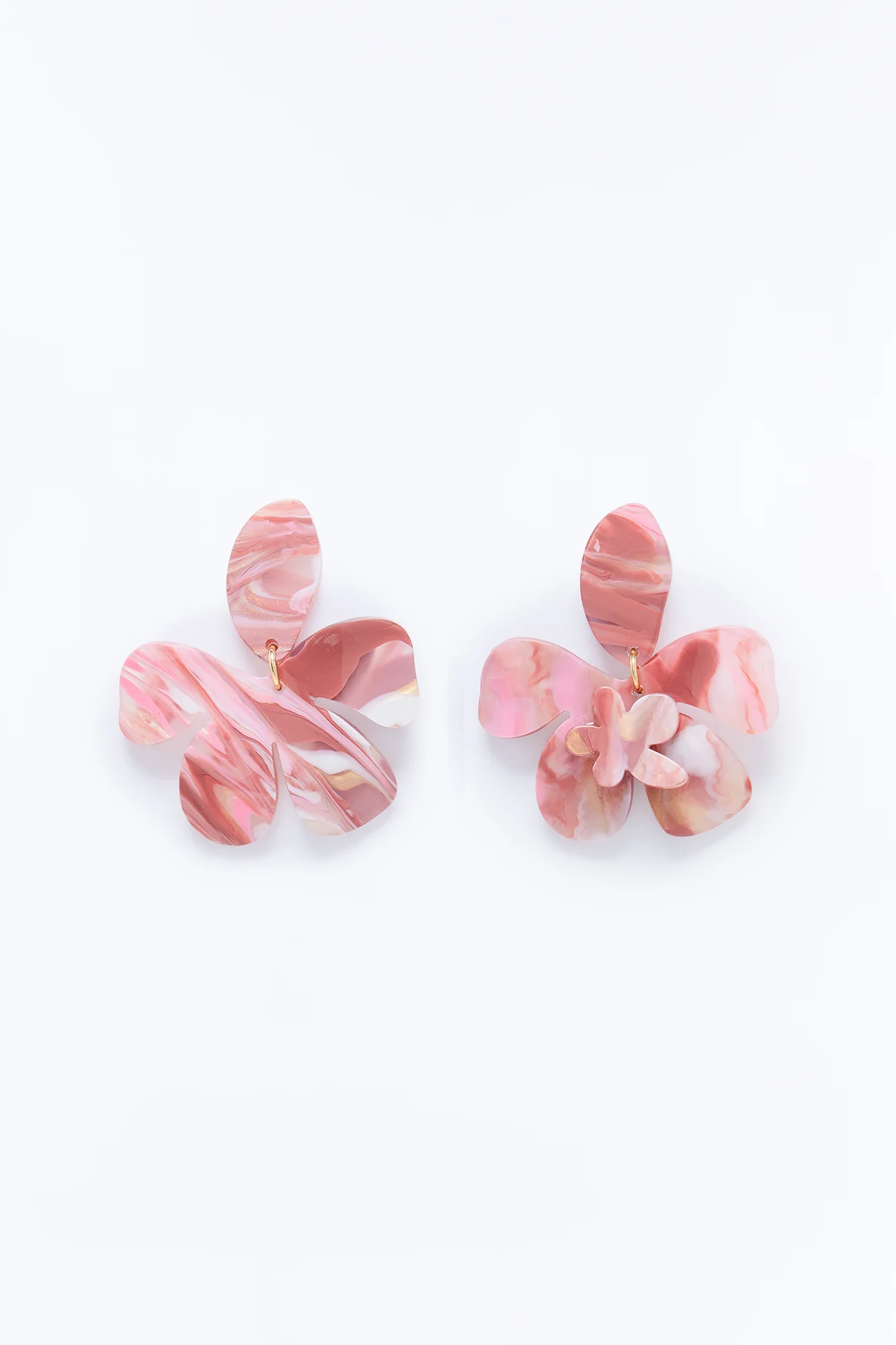 Tea Garden Soiree Drop Earrings - Pink - Image 3