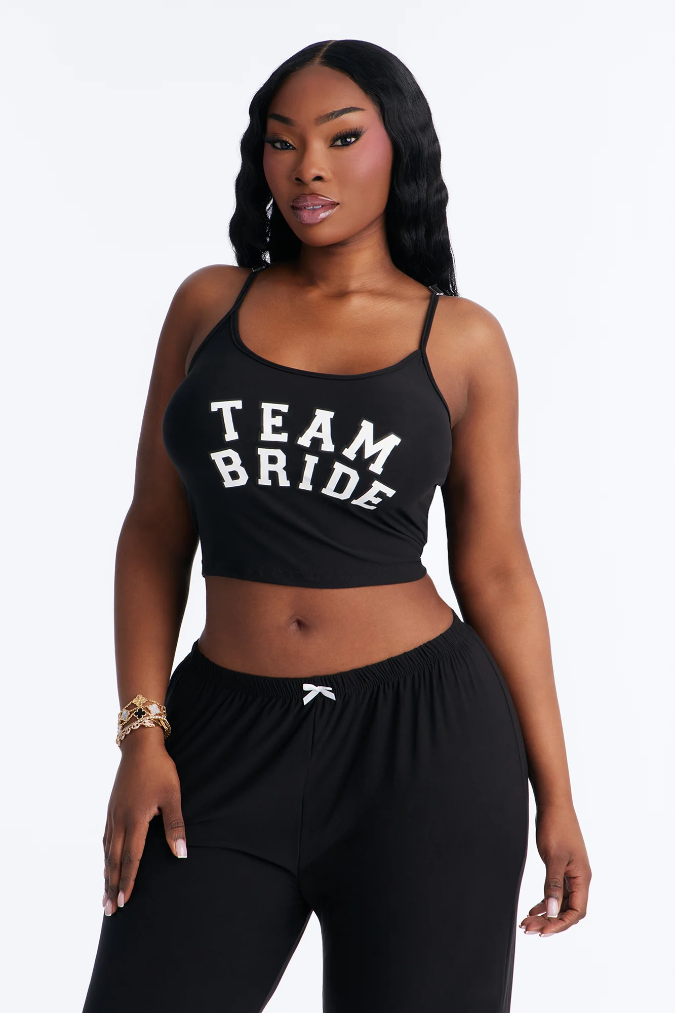 Team Bride Boarding PJ Set - Black - Image 6