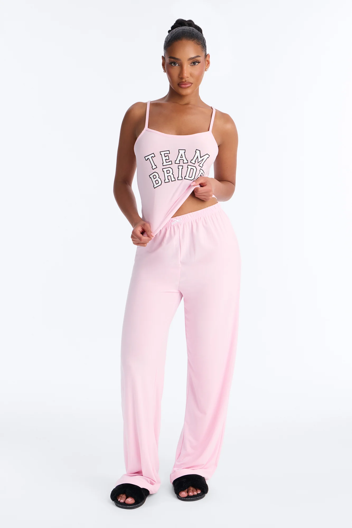 Team Bride Boarding PJ Set - Pink