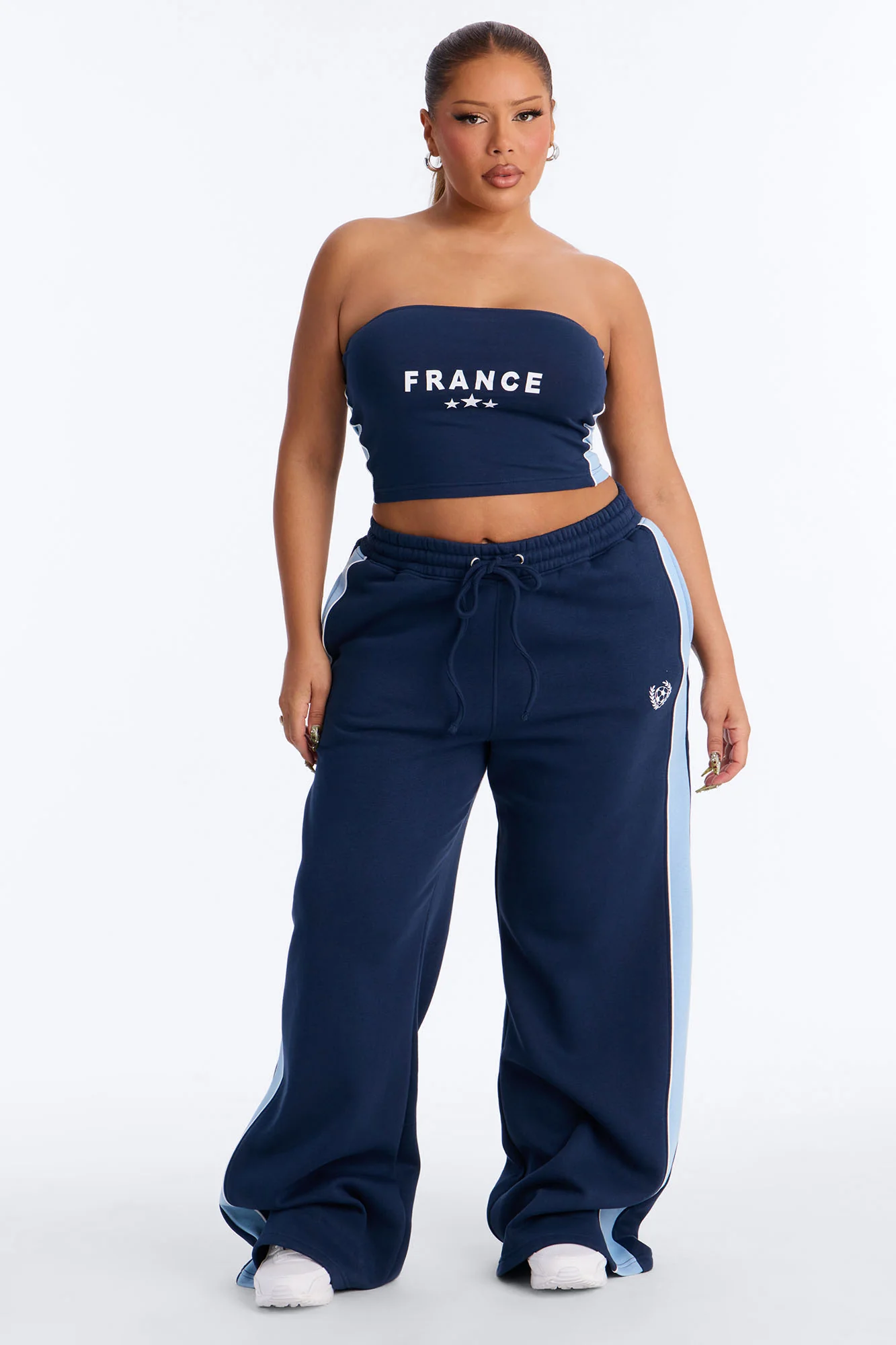 Team France Fleece Pant Set - Navy - Image 5