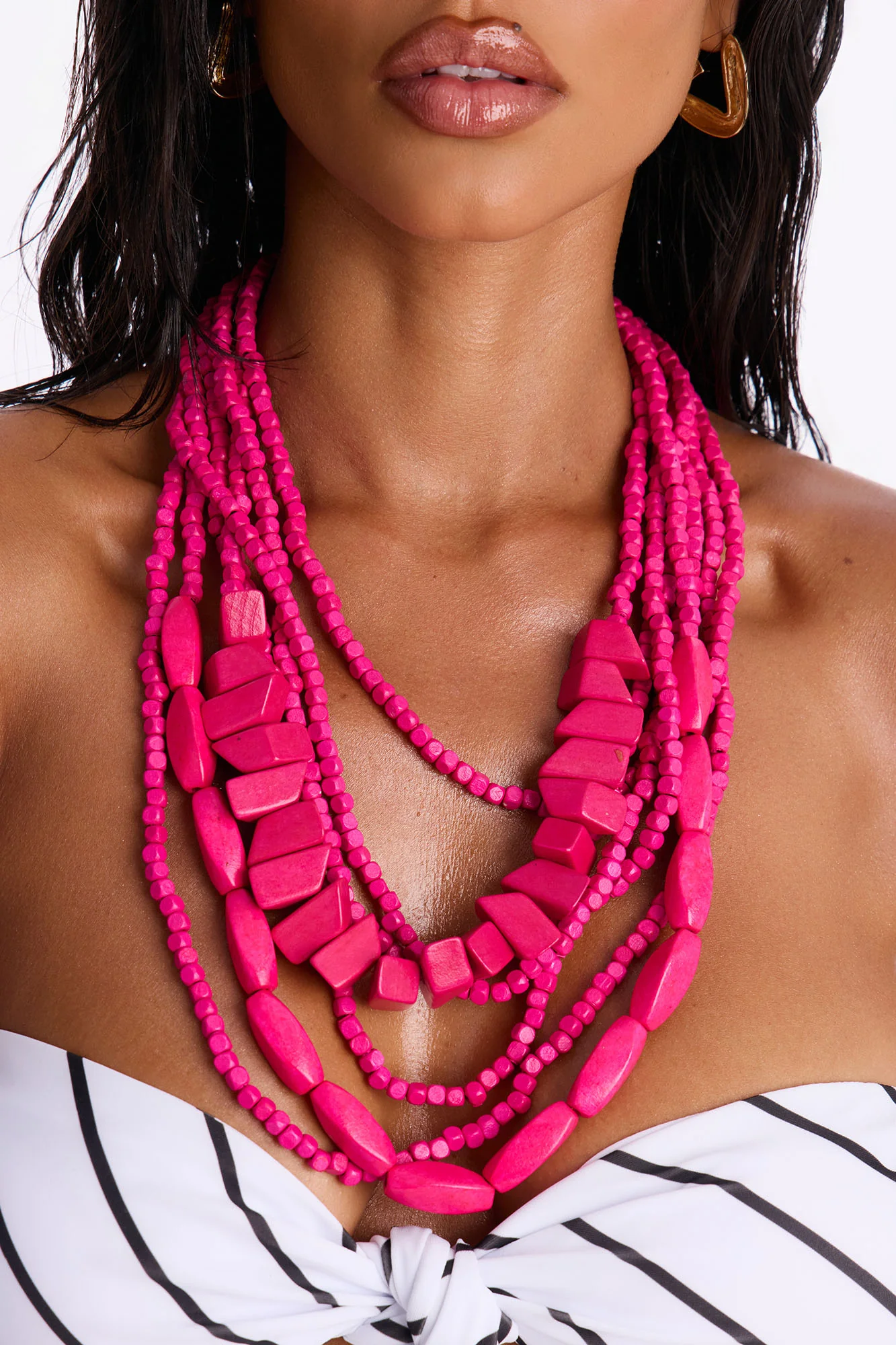 Temperature Is Rising Necklace - Pink