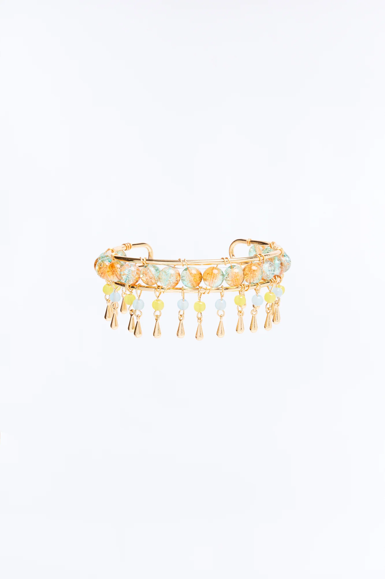 Temperature Rising Arm Cuff - Gold/Multi
