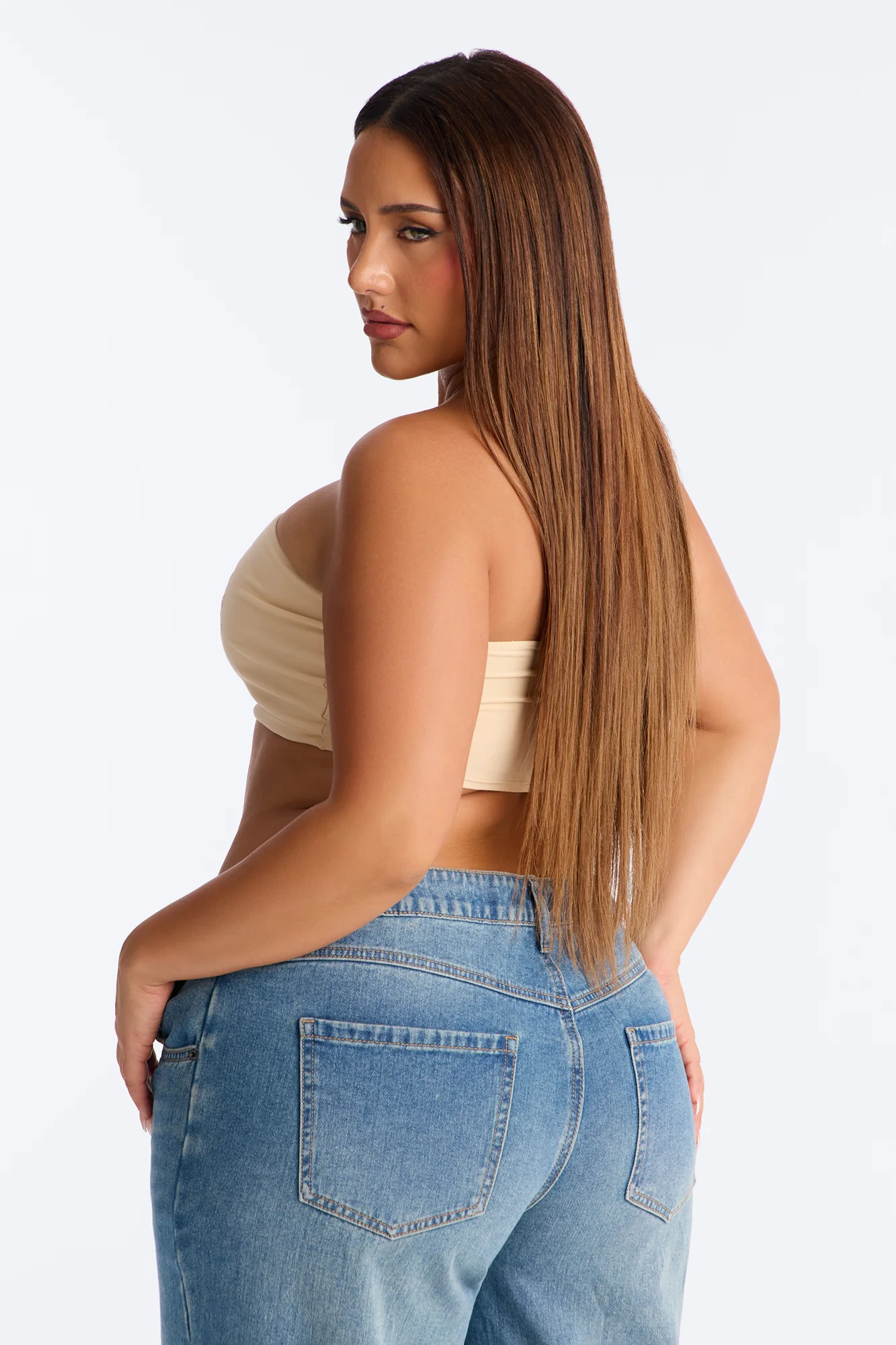 Tequila Cheaper Than Therapy Tube Top - Cream - Image 7