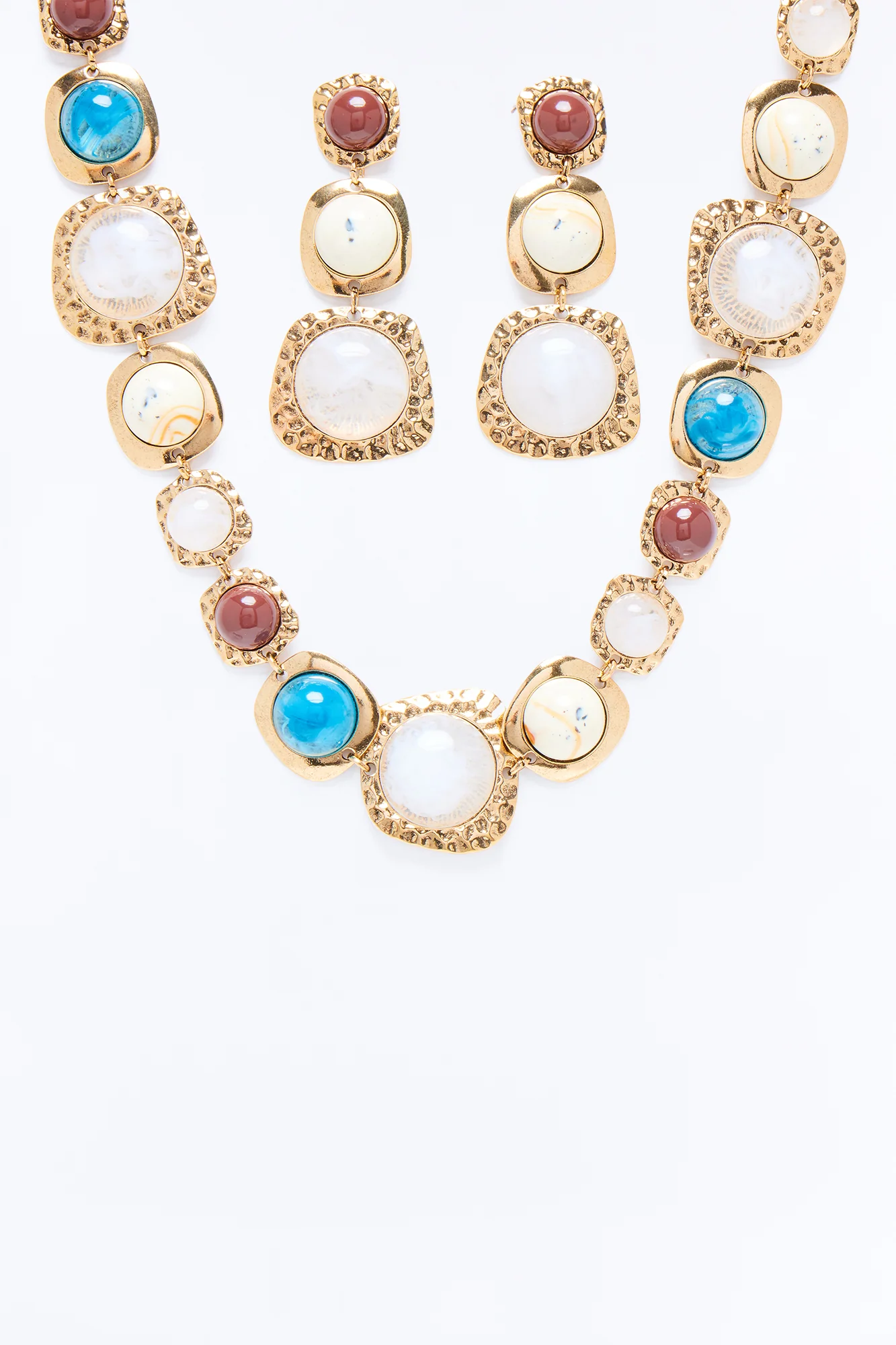 Terra Dune Necklace And Earring Set - Gold/combo - Image 3