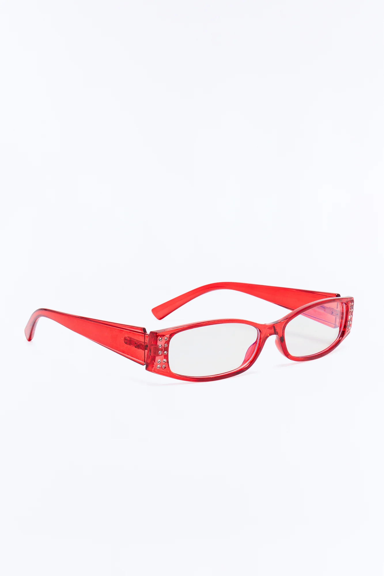 Texting Bae Blue Light Glasses - Red - Image 4