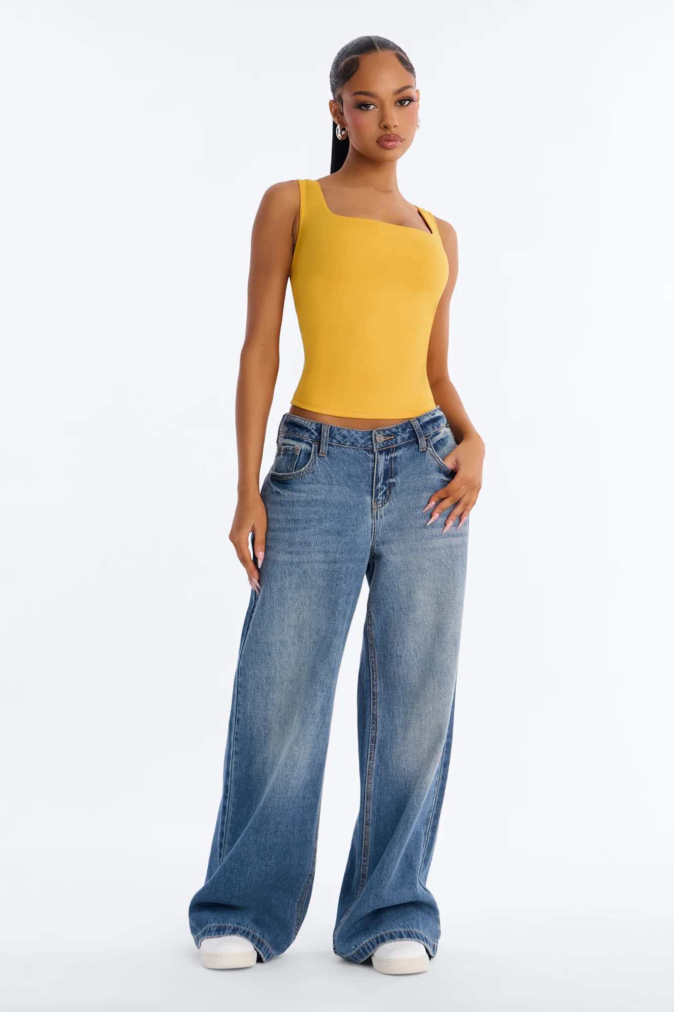 Thalia Tank Top - Orange - Image 2