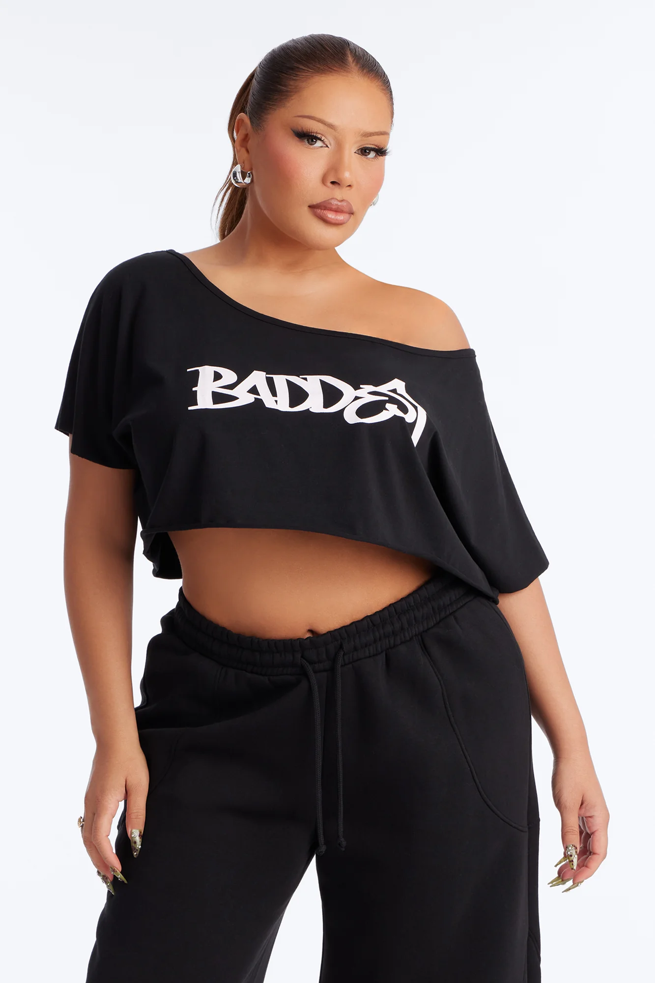 The Baddest Sweatpant Set - Black - Image 6