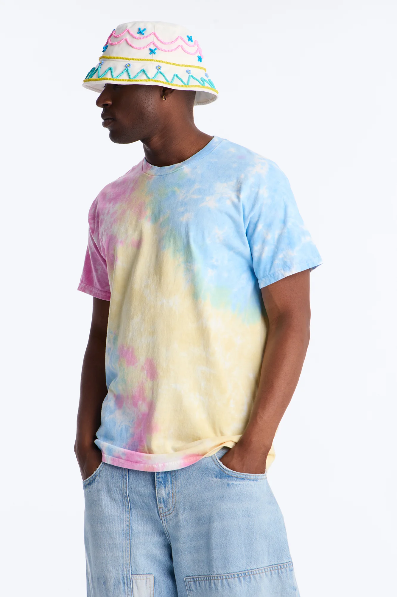 The Cloud Tie Dye Oversized Tee - Multi Color
