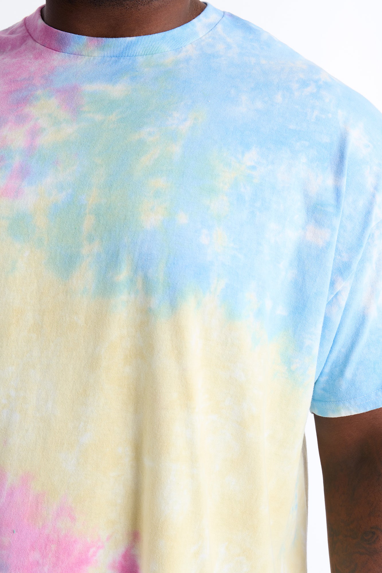 The Cloud Tie Dye Oversized Tee - Multi Color - Image 6