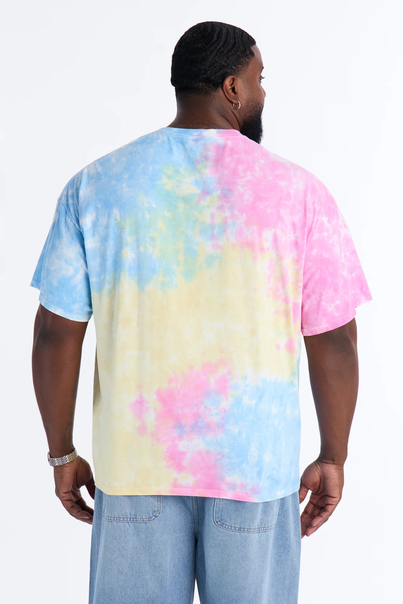 The Cloud Tie Dye Oversized Tee - Multi Color - Image 7