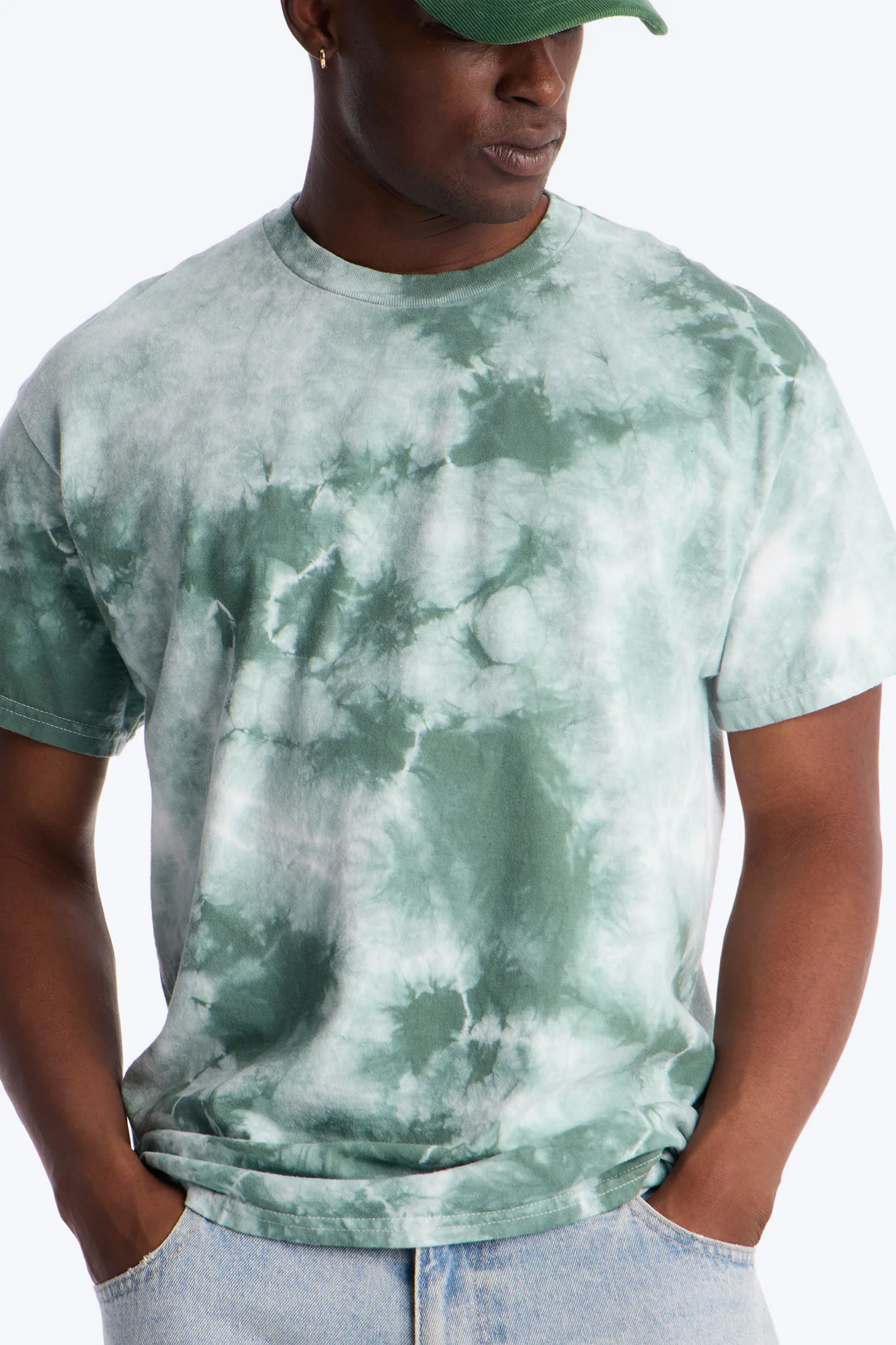 The Crystal Oversized Tee - Green/combo - Image 3