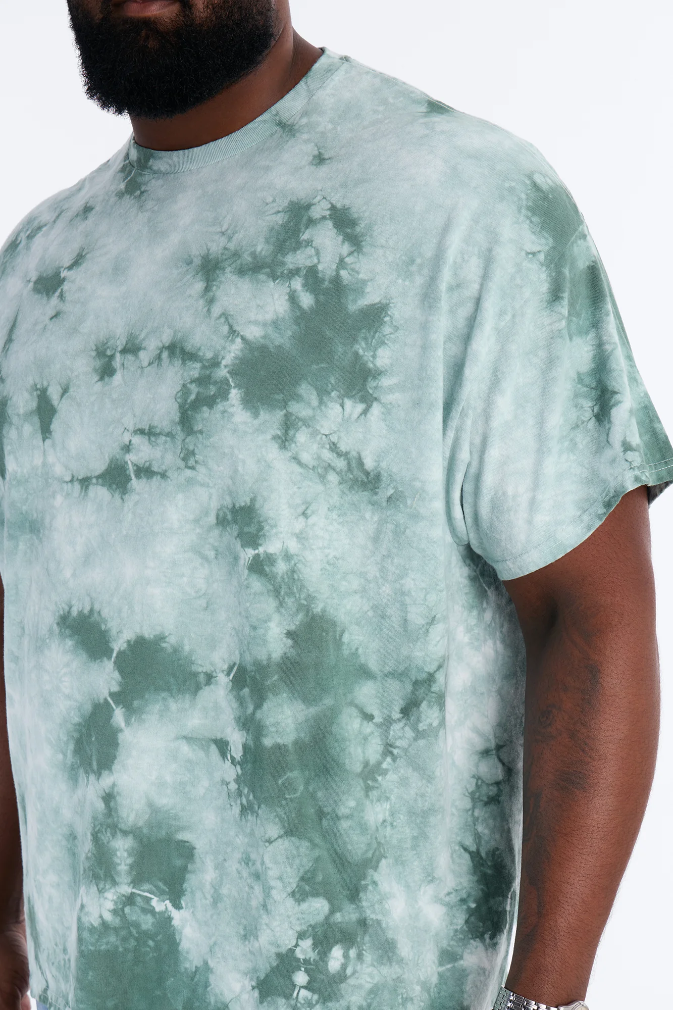 The Crystal Oversized Tee - Green/combo - Image 7
