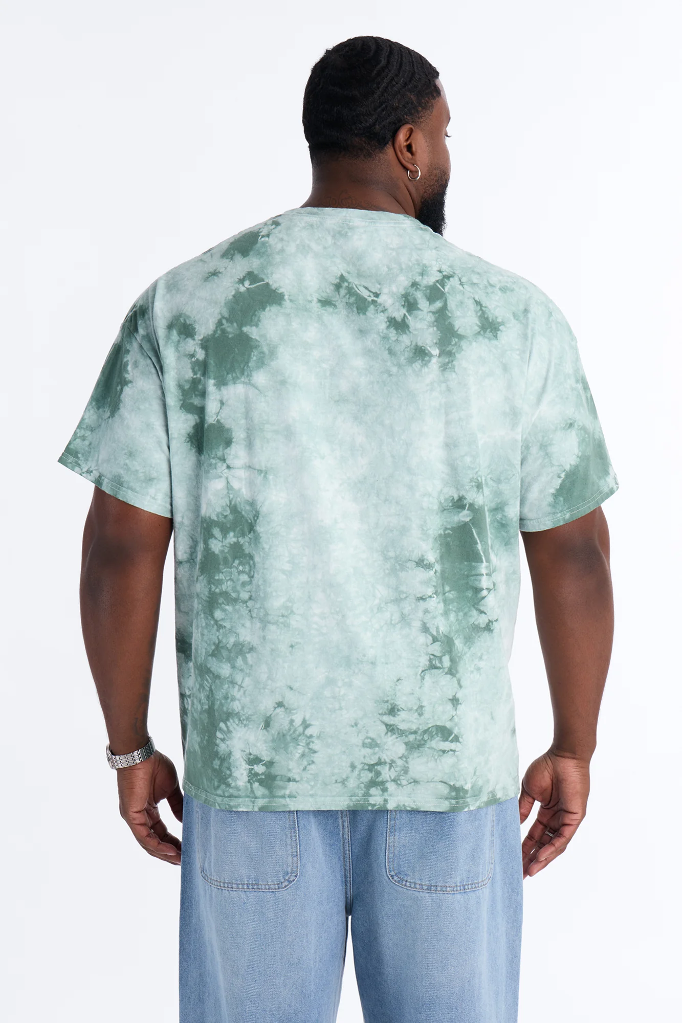 The Crystal Oversized Tee - Green/combo - Image 8