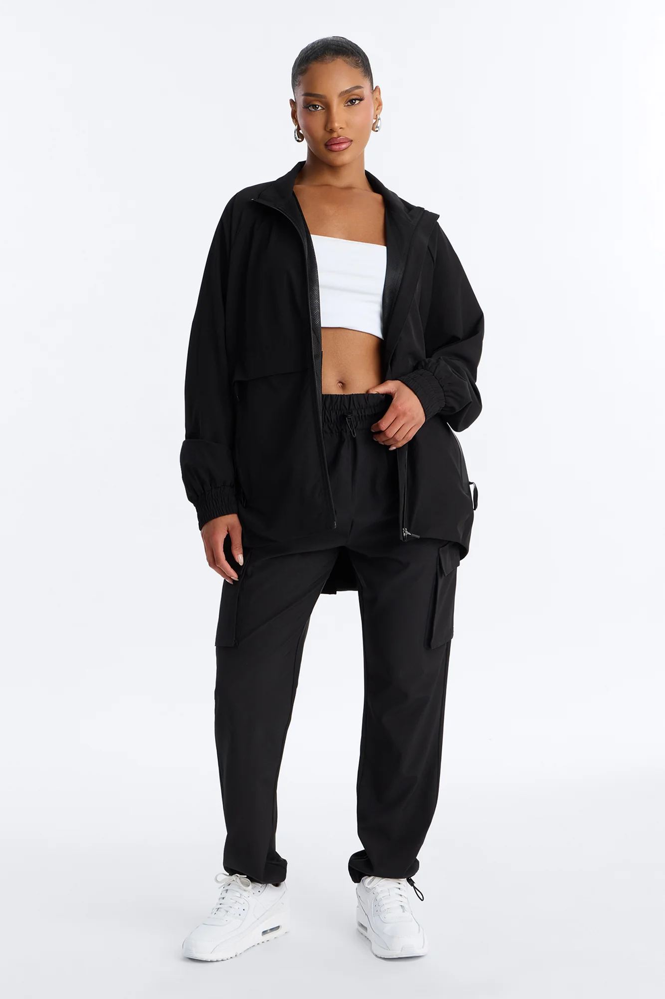 The Early Shift Scrub Jacket - Black