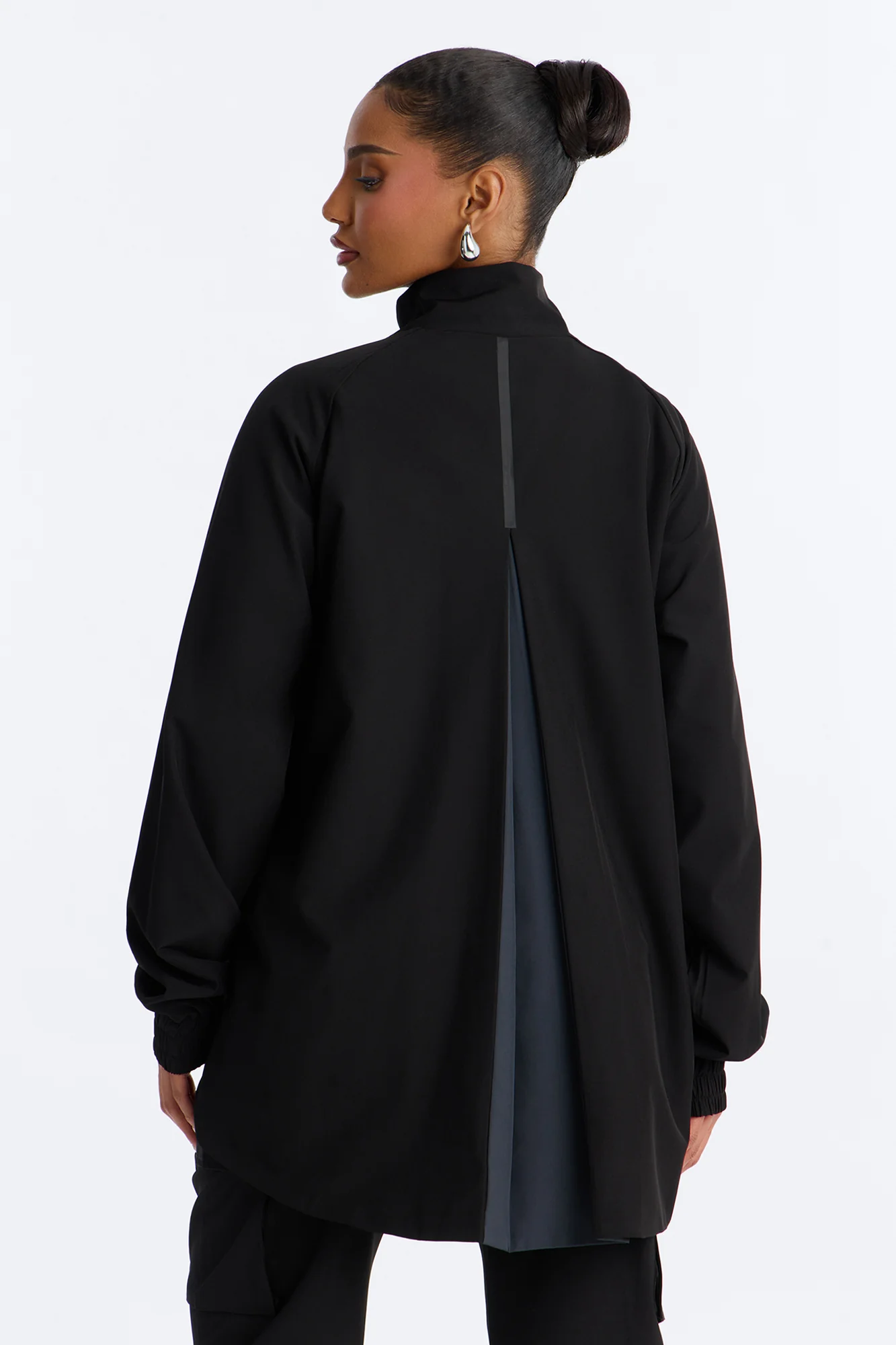 The Early Shift Scrub Jacket - Black - Image 4