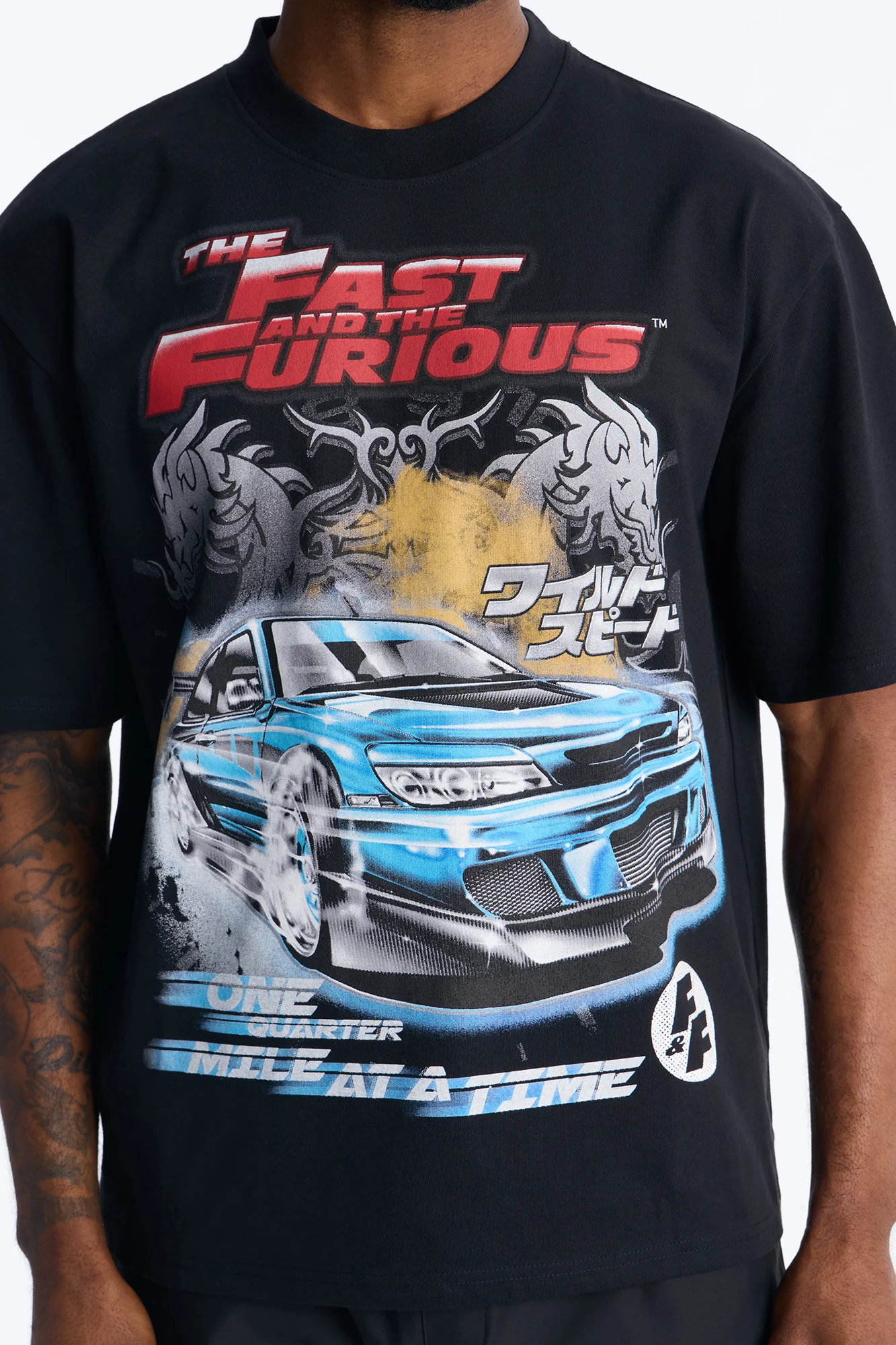 The Fast And Furious One Quarter Mile Short Sleeve Tee - Black - Image 3