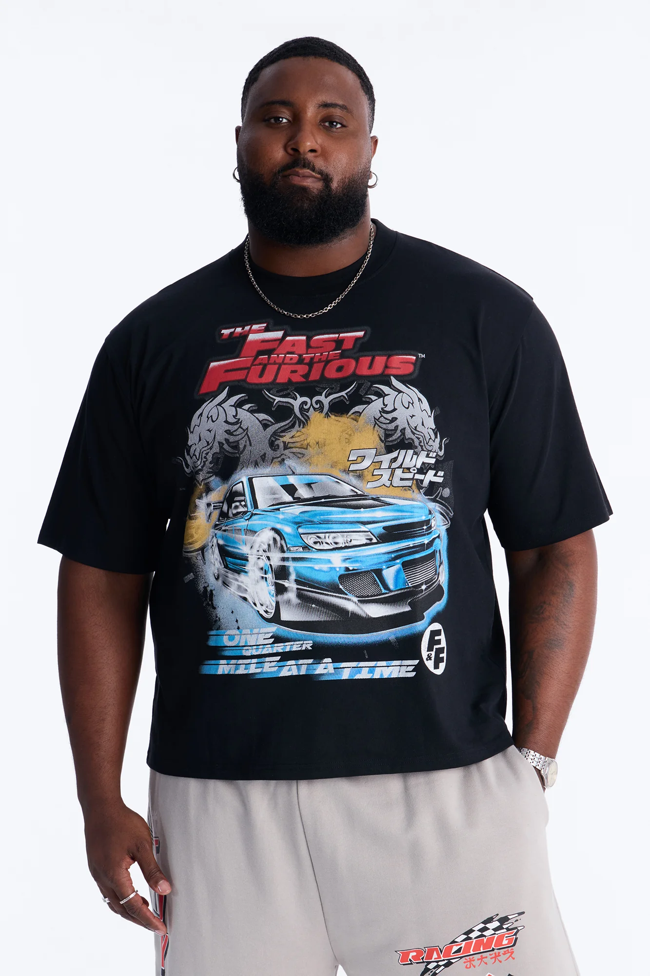 The Fast And Furious One Quarter Mile Short Sleeve Tee - Black - Image 4