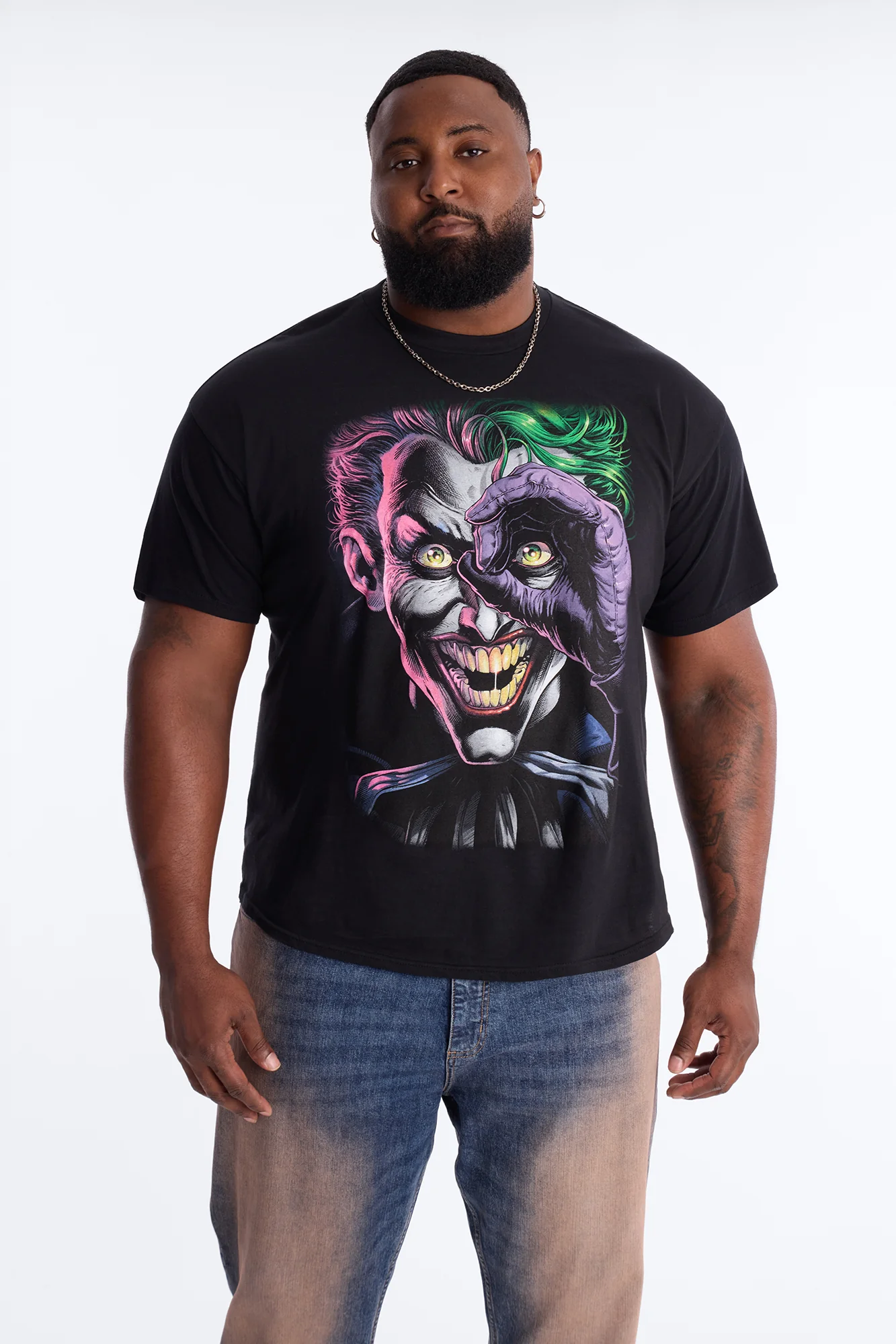 The Joker Everything Is Just A Joke Short Sleeve Tee - Black - Image 4