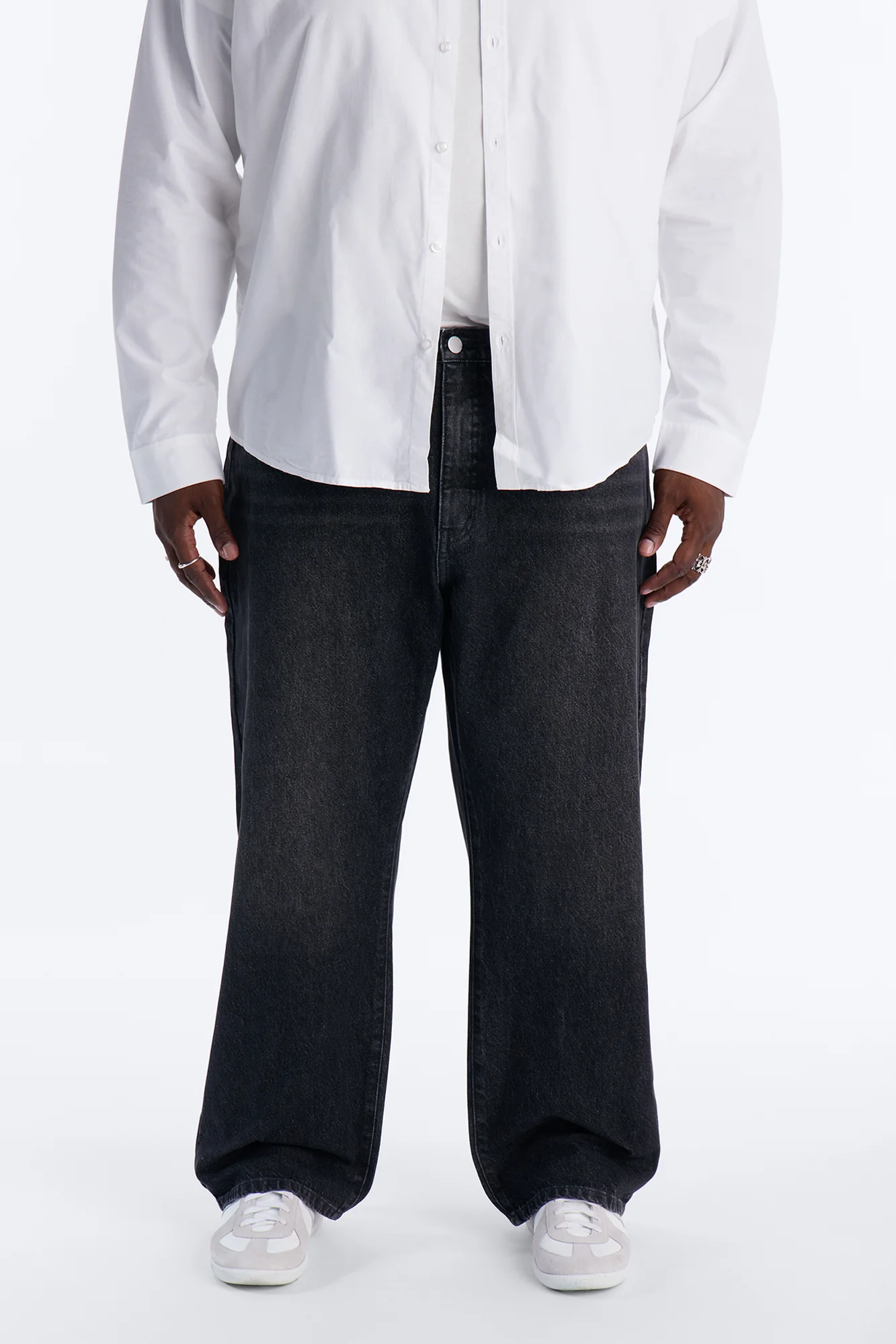 The Staple Baggy Jean - Black Wash - Image 5