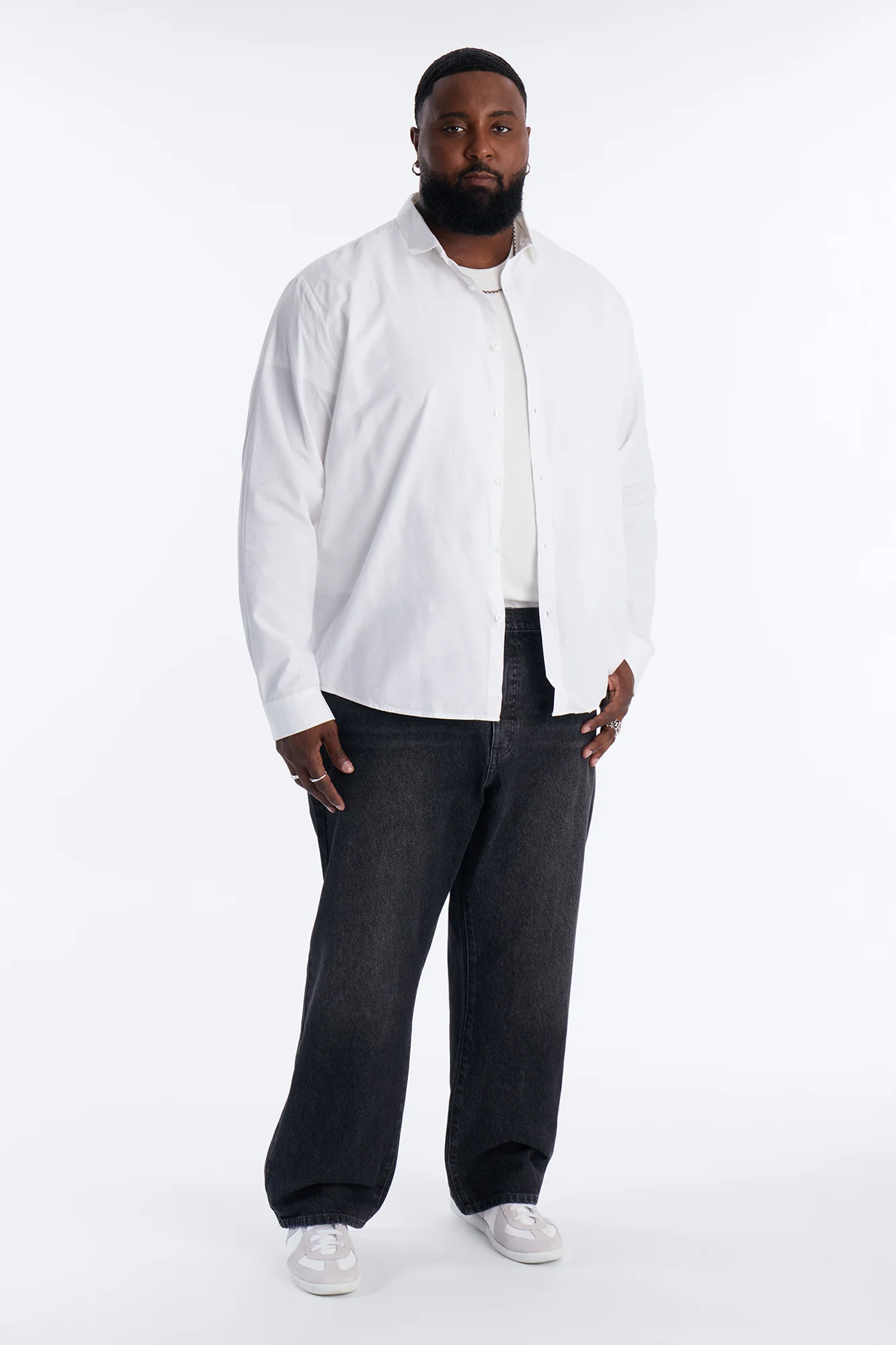 The Staple Baggy Jean - Black Wash - Image 6