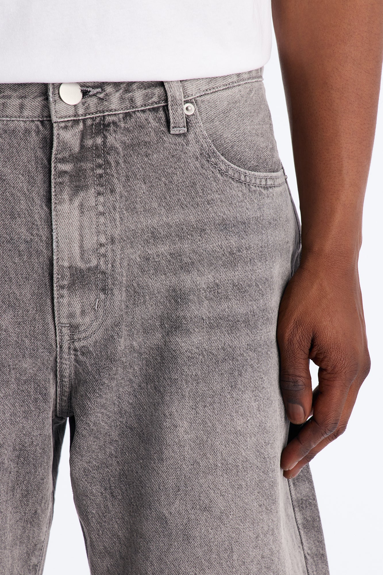 The Staple Baggy Jean - Grey - Image 3