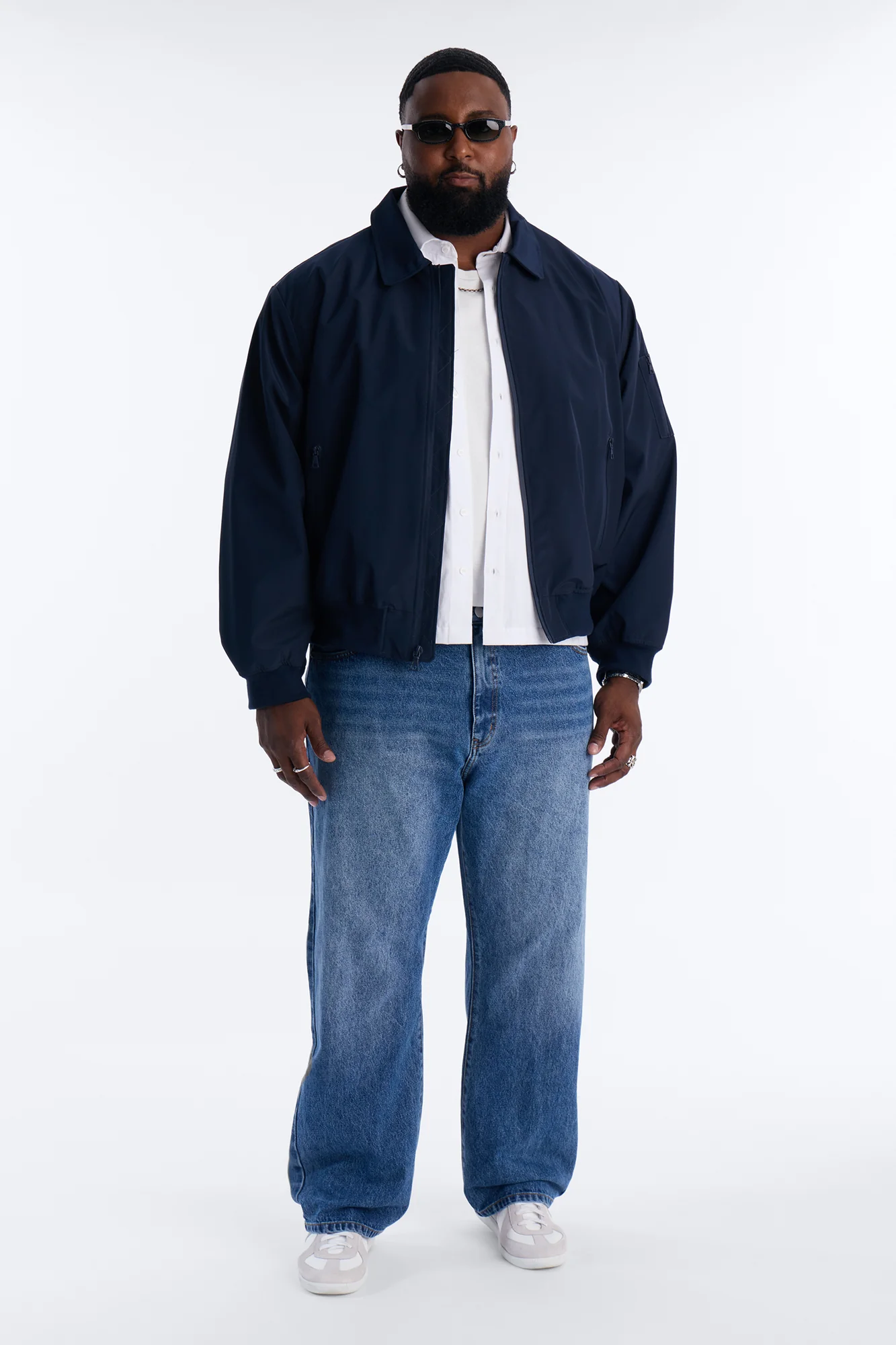 The Staple Baggy Jean - Medium Blue Wash - Image 6