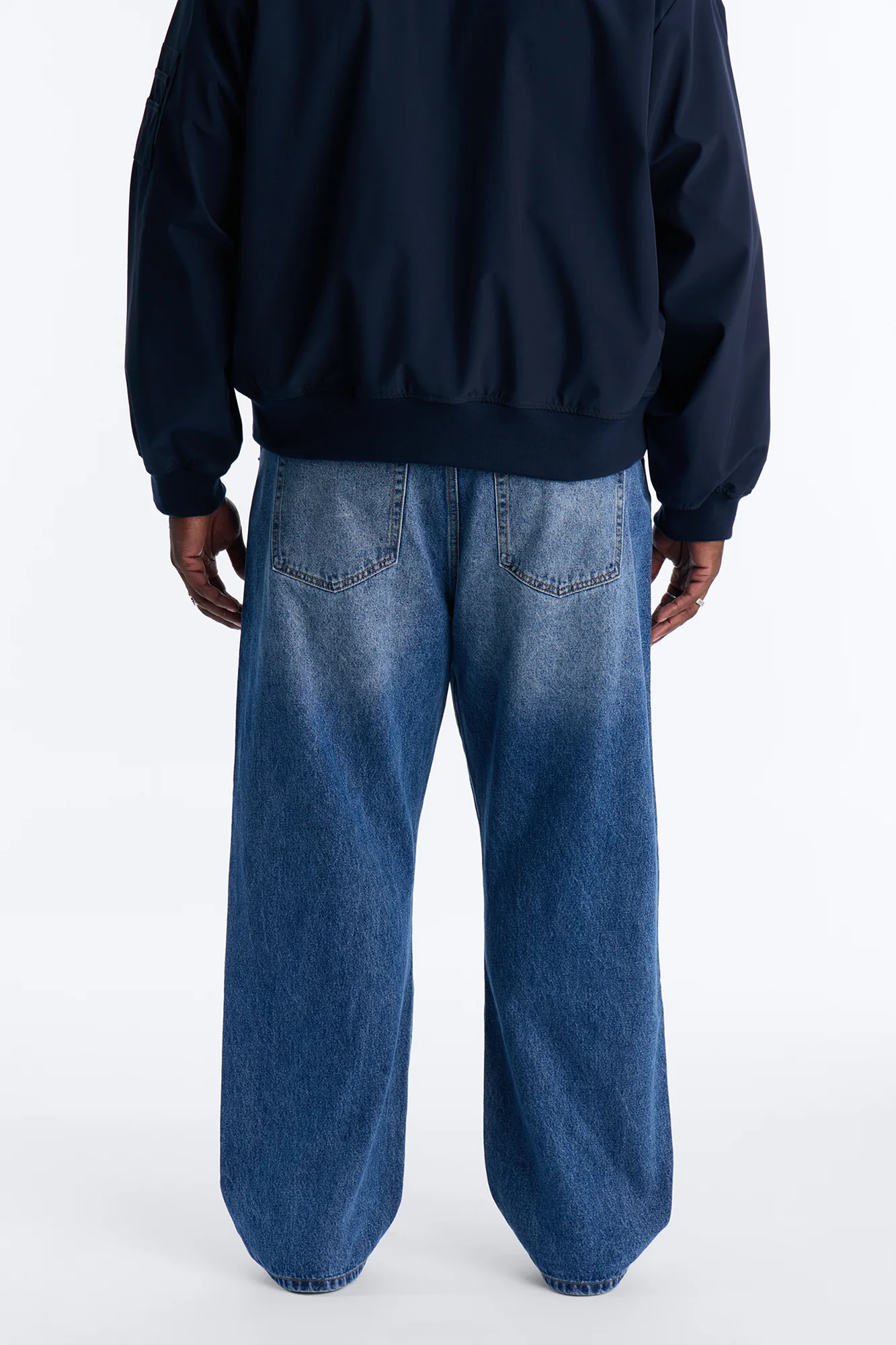 The Staple Baggy Jean - Medium Blue Wash - Image 8
