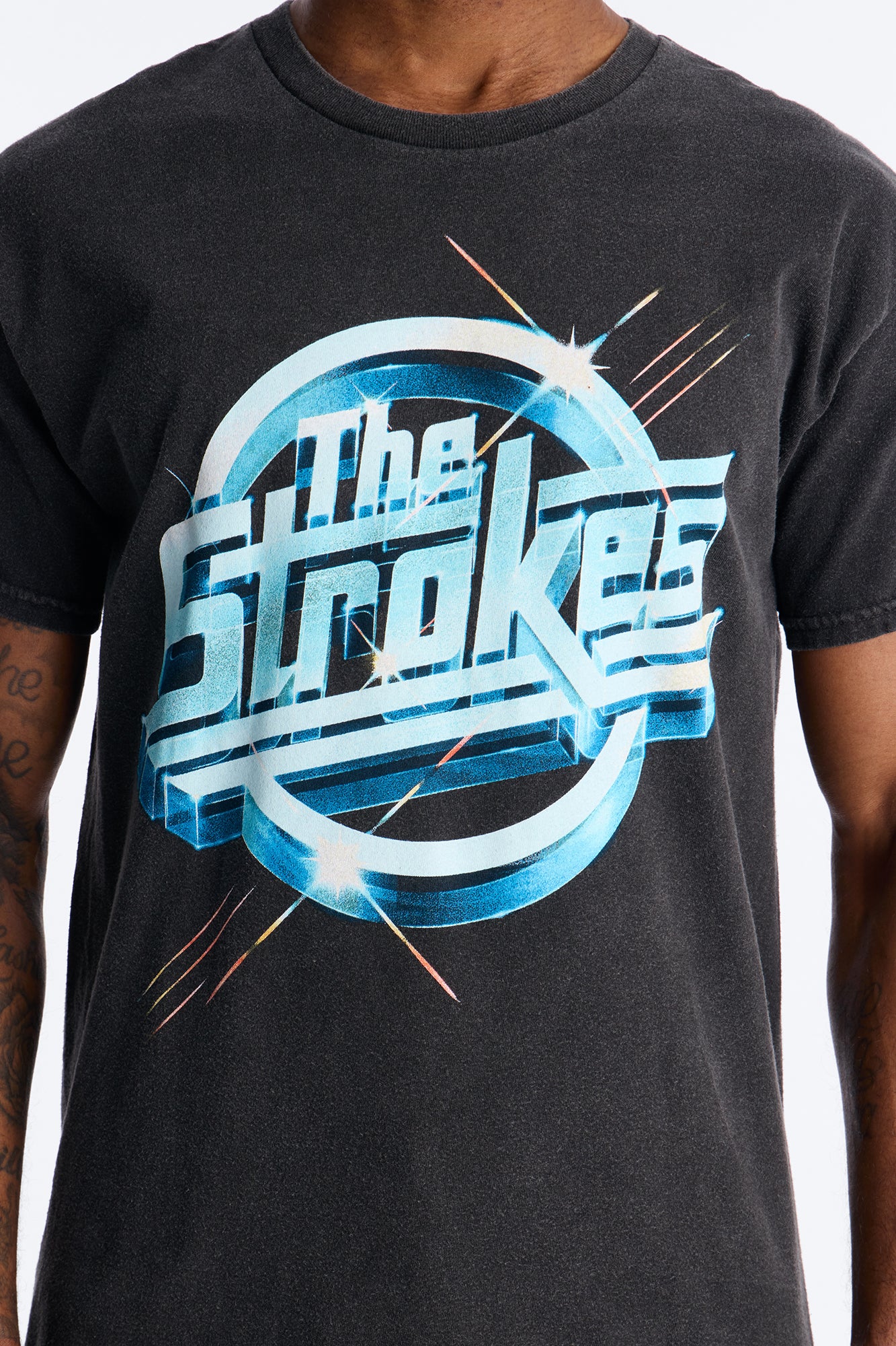 The Strokes Tour 2004 Short Sleeve Tee - Black - Image 3