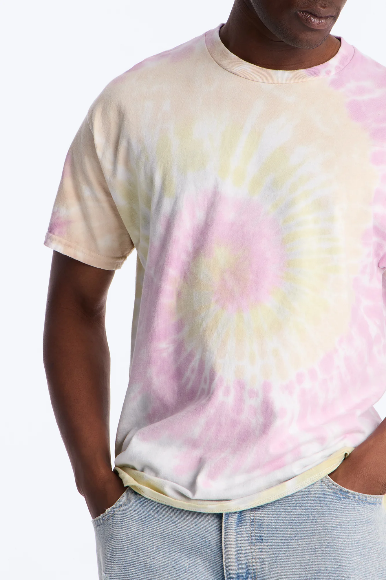 The Swirl Tie Dye Oversized Tee - Multi Color - Image 3
