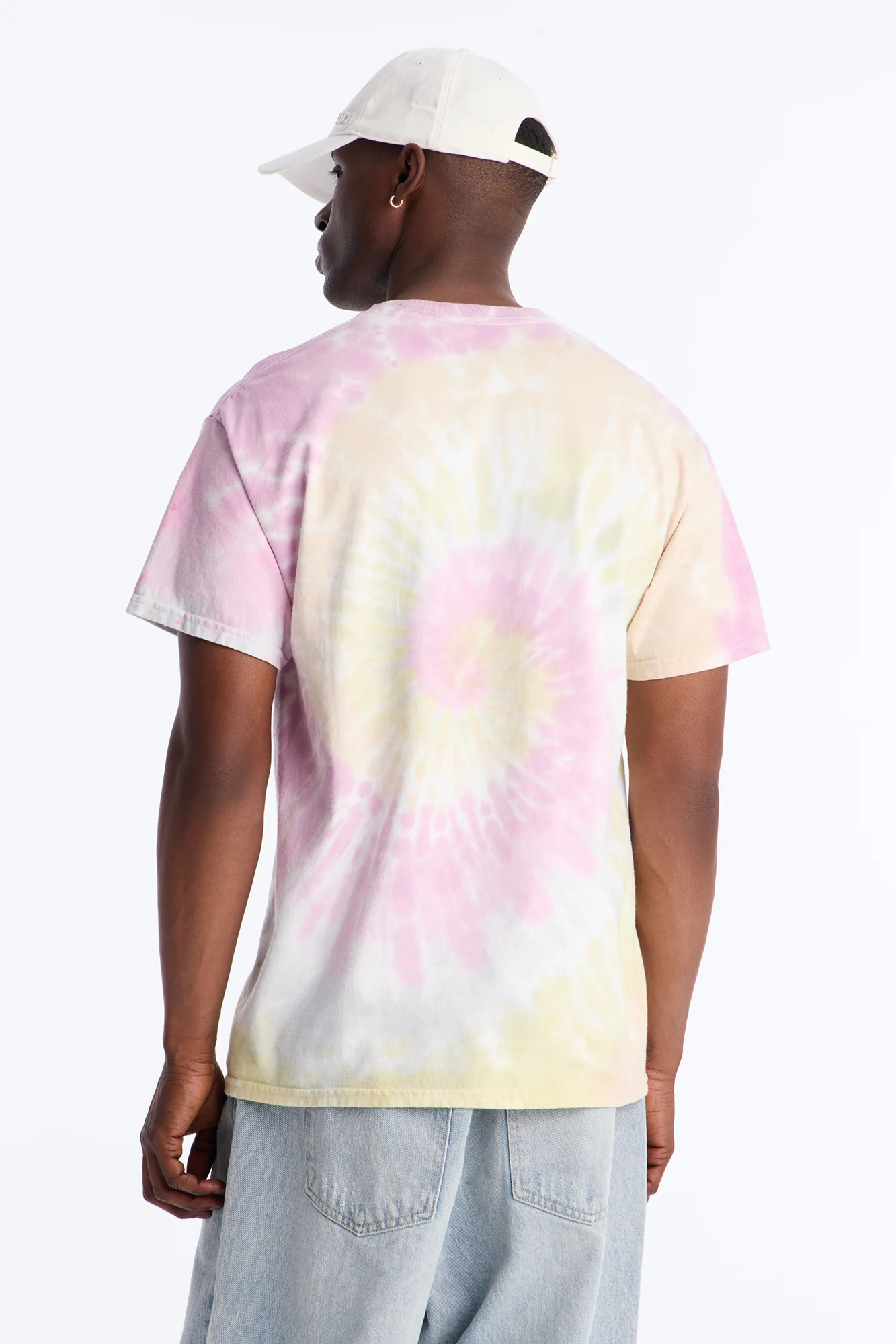 The Swirl Tie Dye Oversized Tee - Multi Color - Image 4