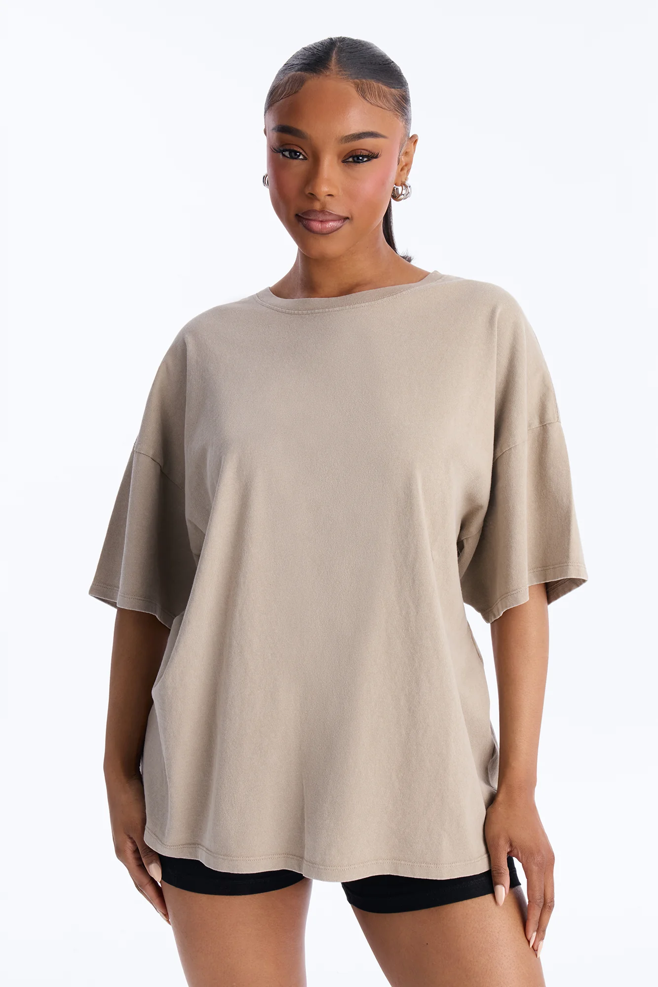 The Washed Oversized Tee - Olive - Image 2