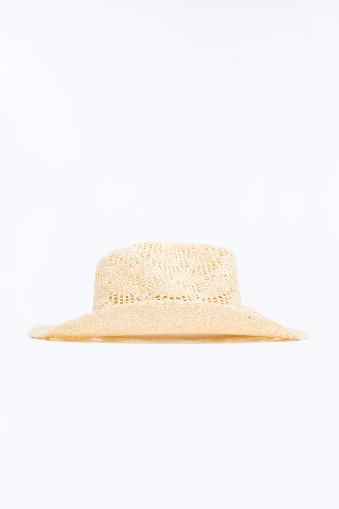 The West Winds Crochet Cowboy Hat - Natural - Image 5