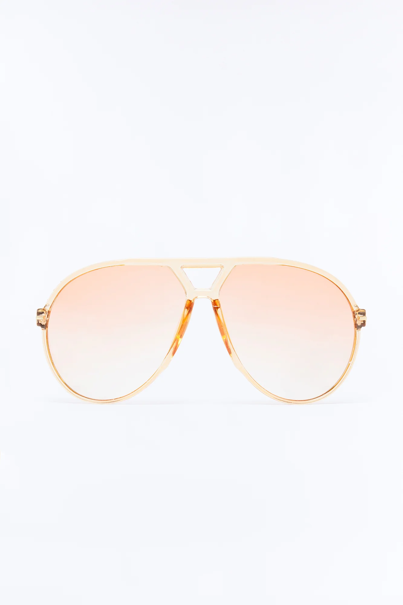 Thick Heat Aviator Sunglasses - Orange/combo - Image 3