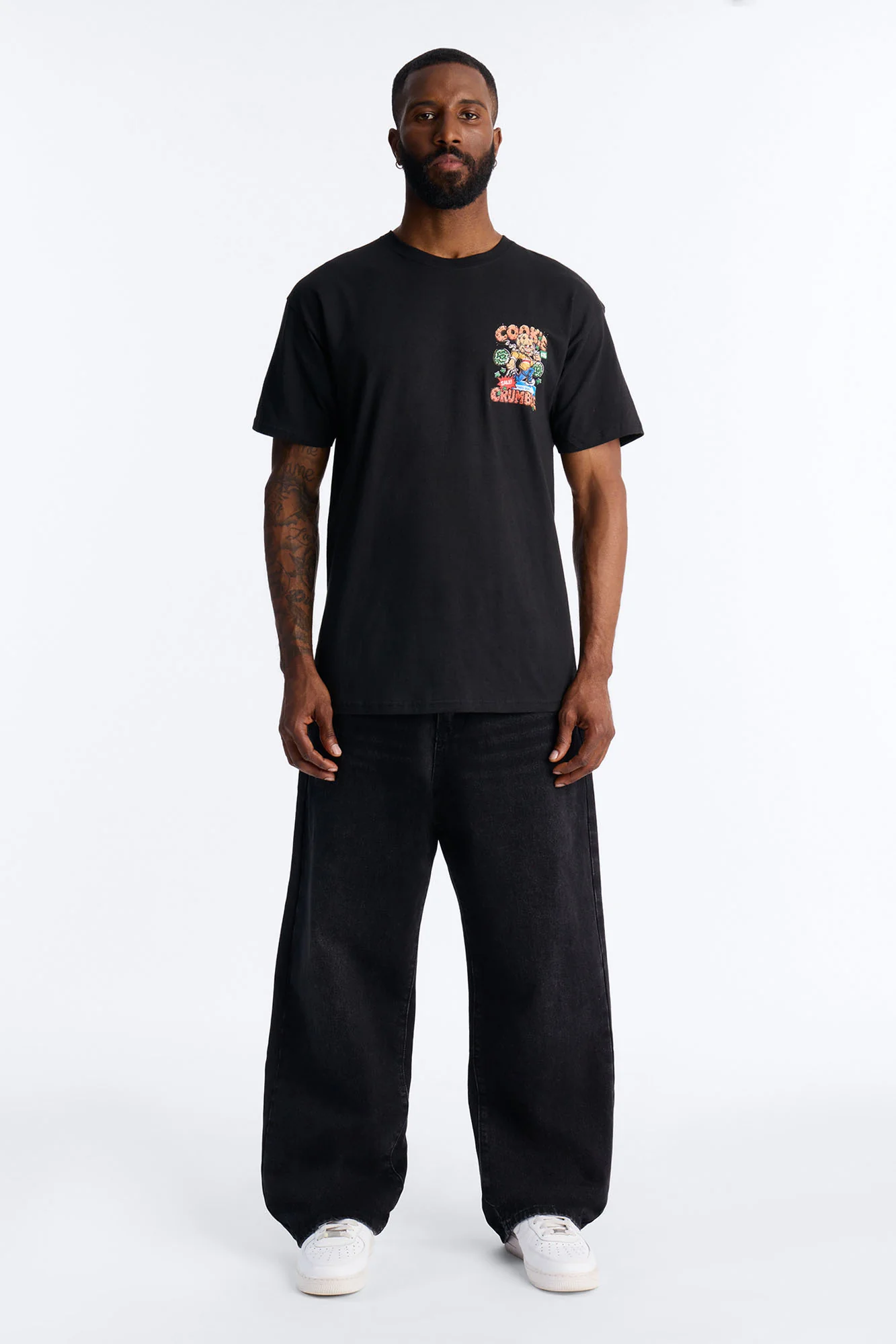 This Way Cookie Crumble Short Sleeve Tee - Black - Image 2